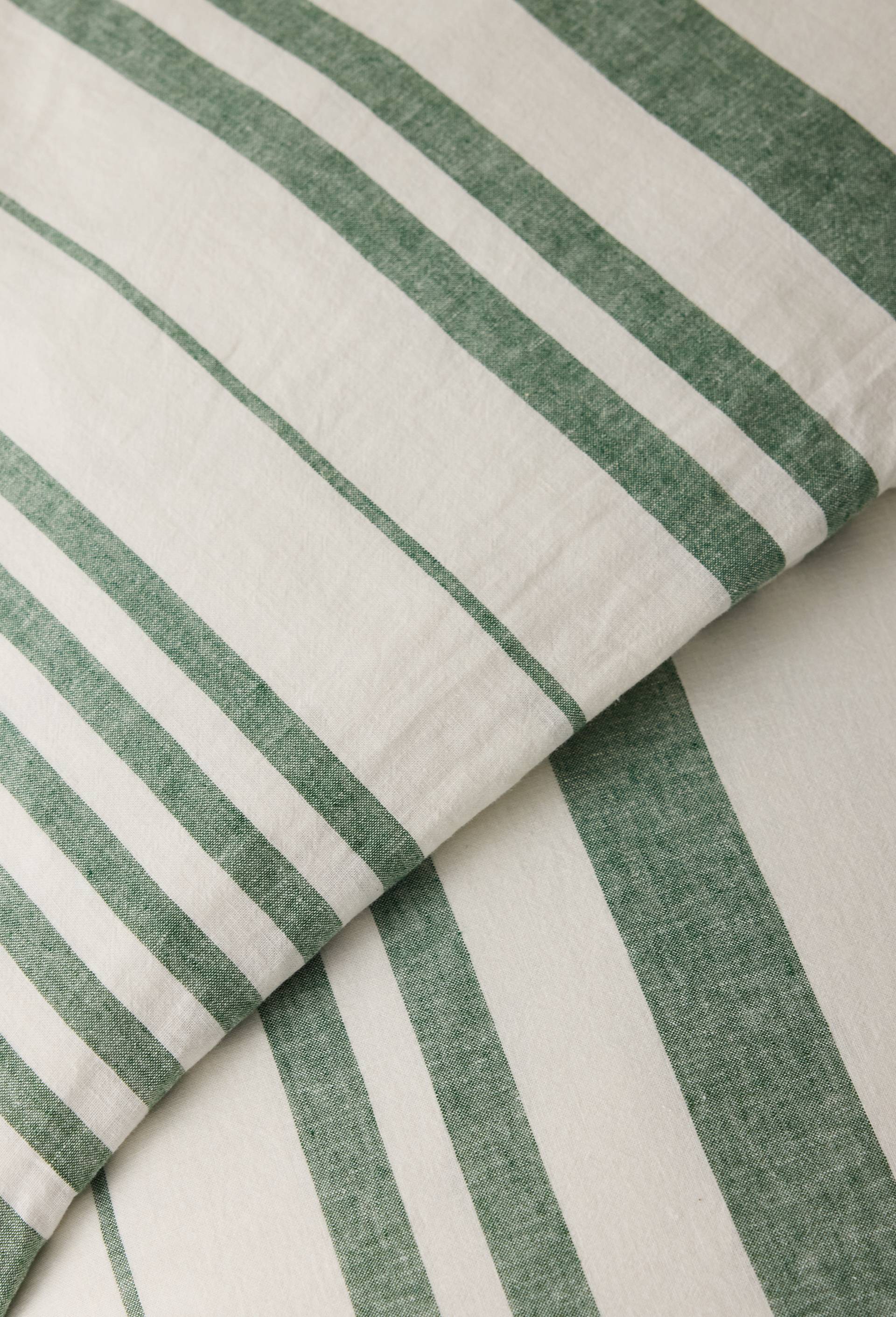 Housse de couette coton-lin, 240x220cm, 52% coton-48% lin, Beige clair, large image number 2