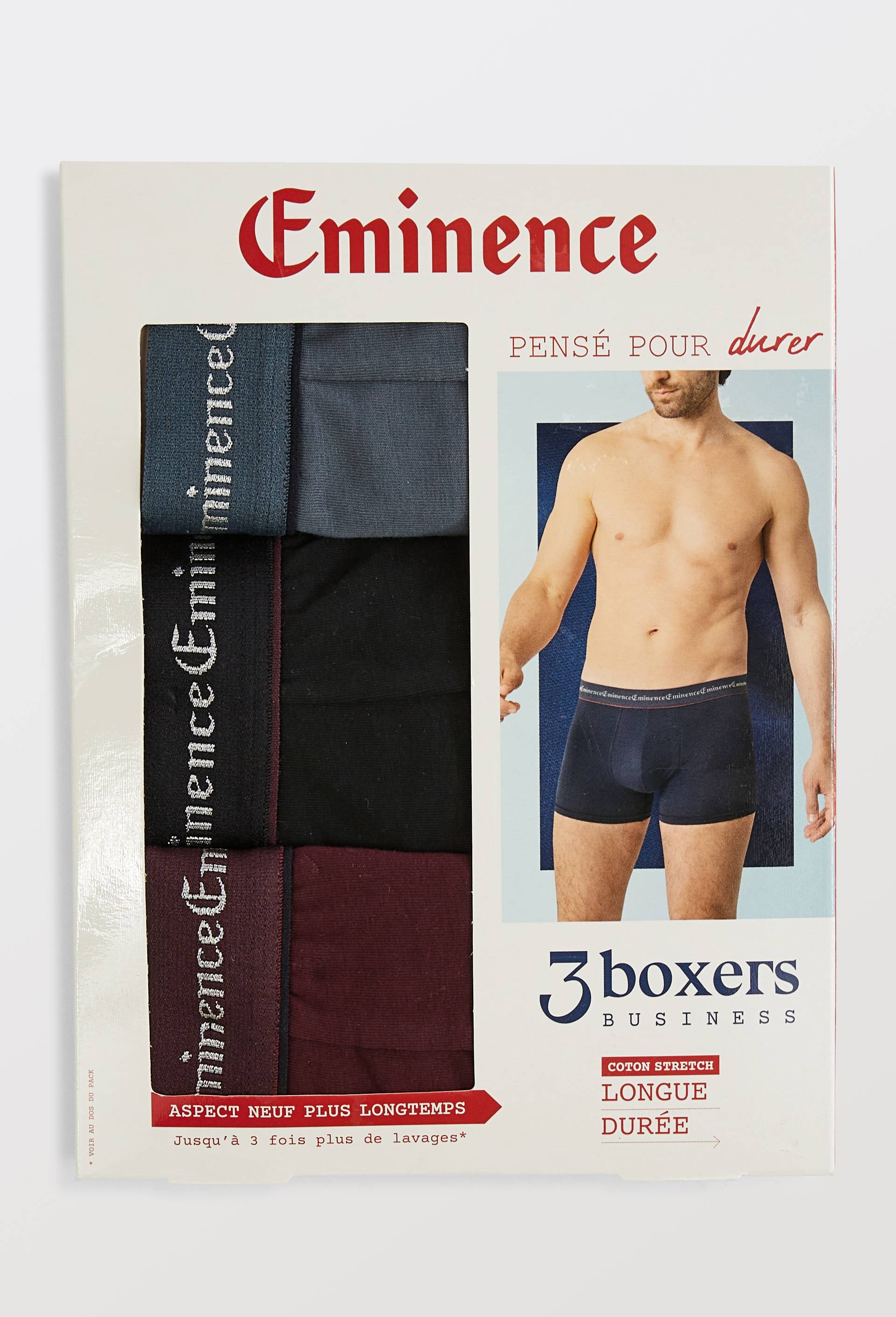 Lot de 3 boxers, Violet, large image number 2.0