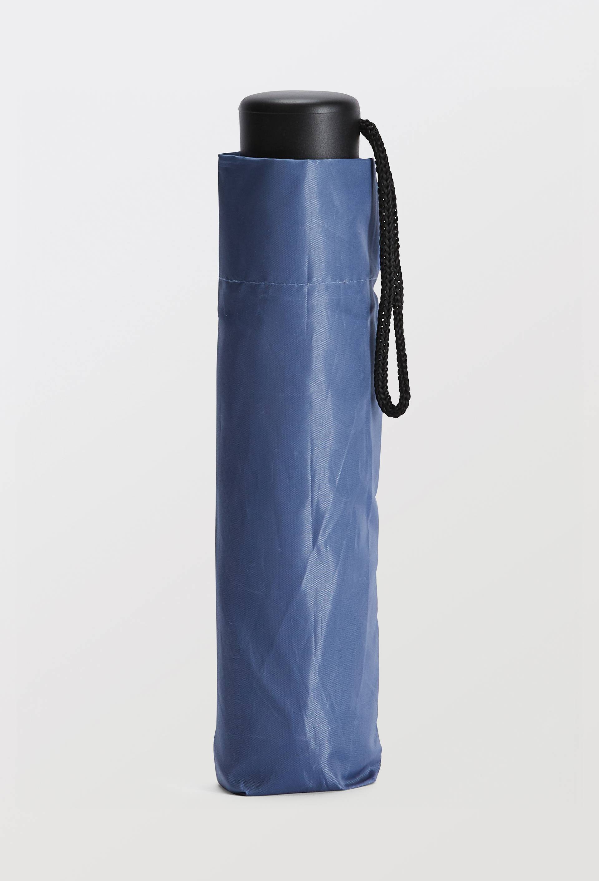 Parapluie  manuel petit format uni, Bleu, swatch image