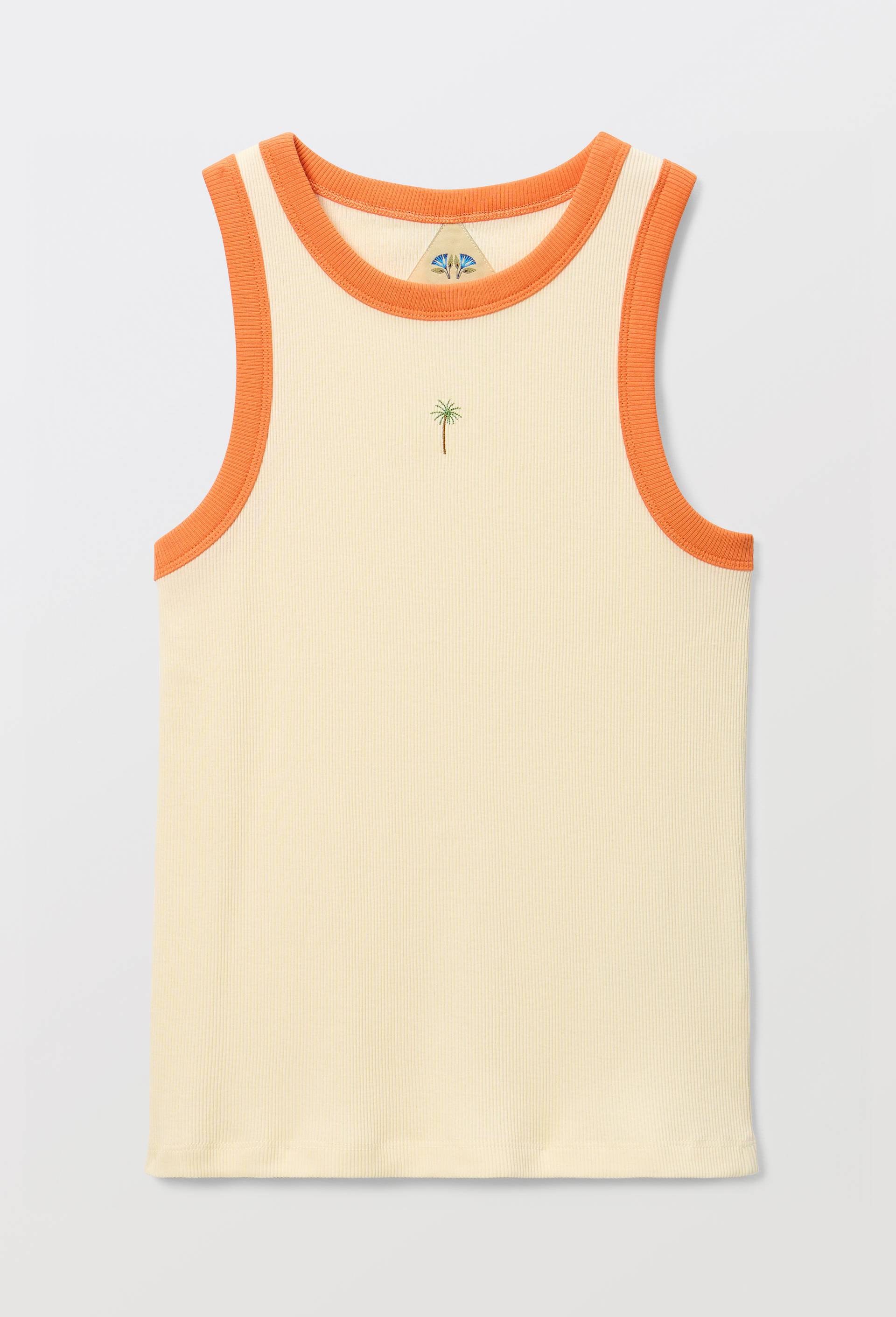 D&eacute;bardeur brod&eacute; en coton BIO GOTS - LOUIS BARTHELEMY x MONOPRIX, Ecru, large image number 2