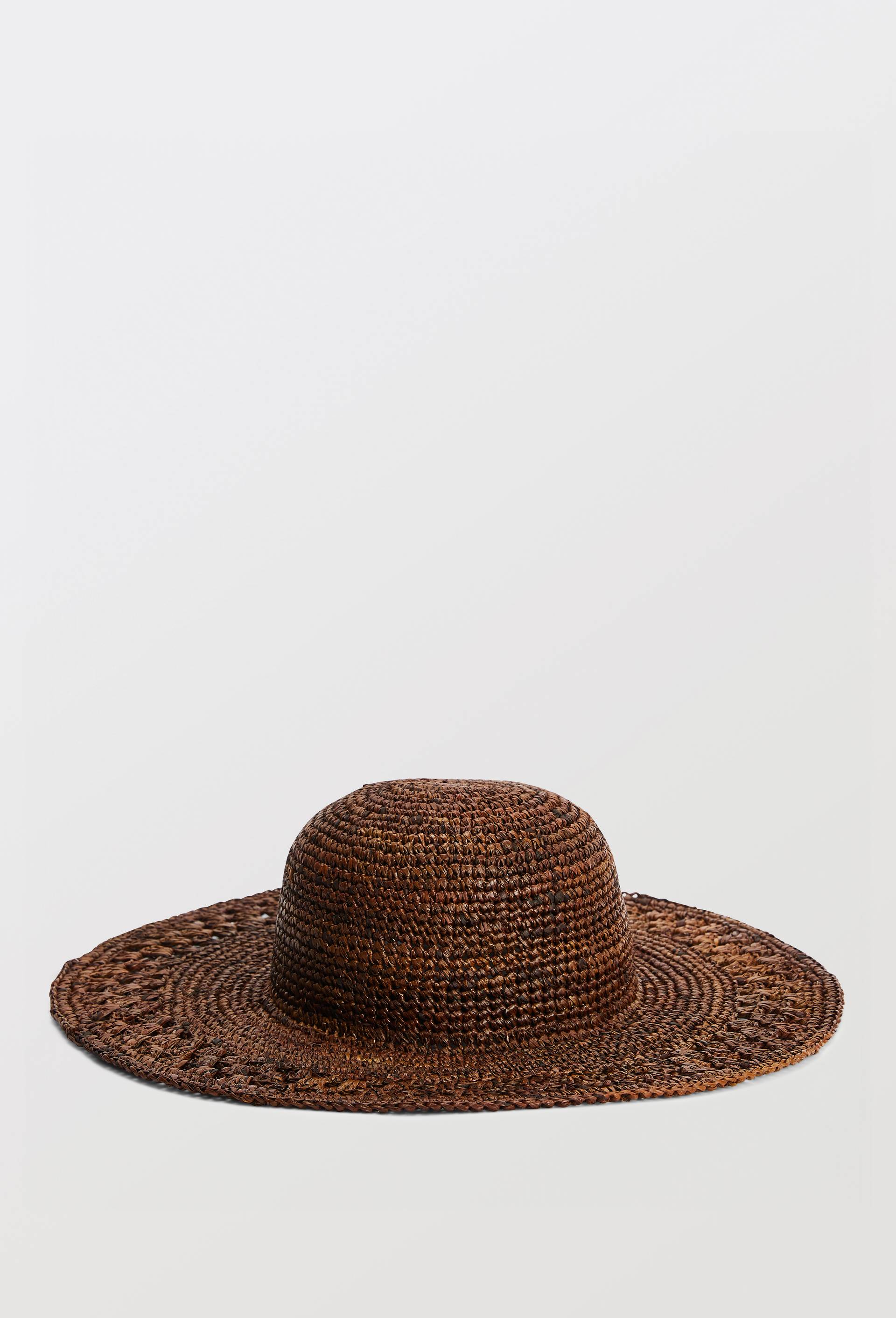 Chapeau en raphia, Brun fonc&eacute;, large image number 0.0