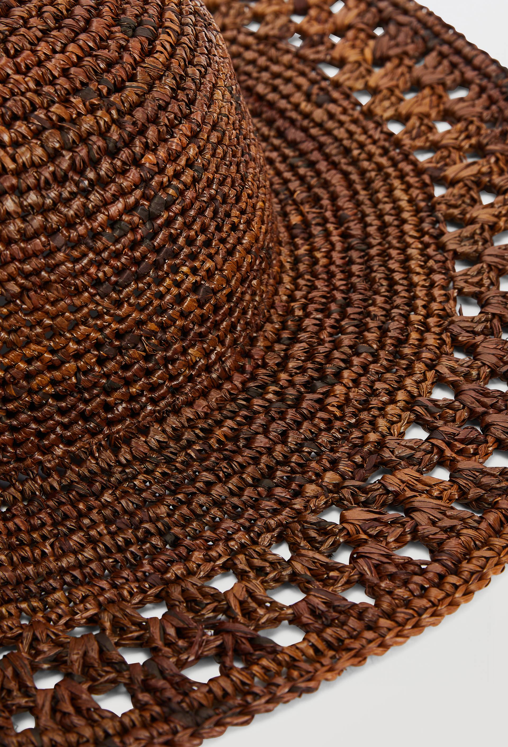 Chapeau en raphia, Brun fonc&eacute;, large image number 1.0