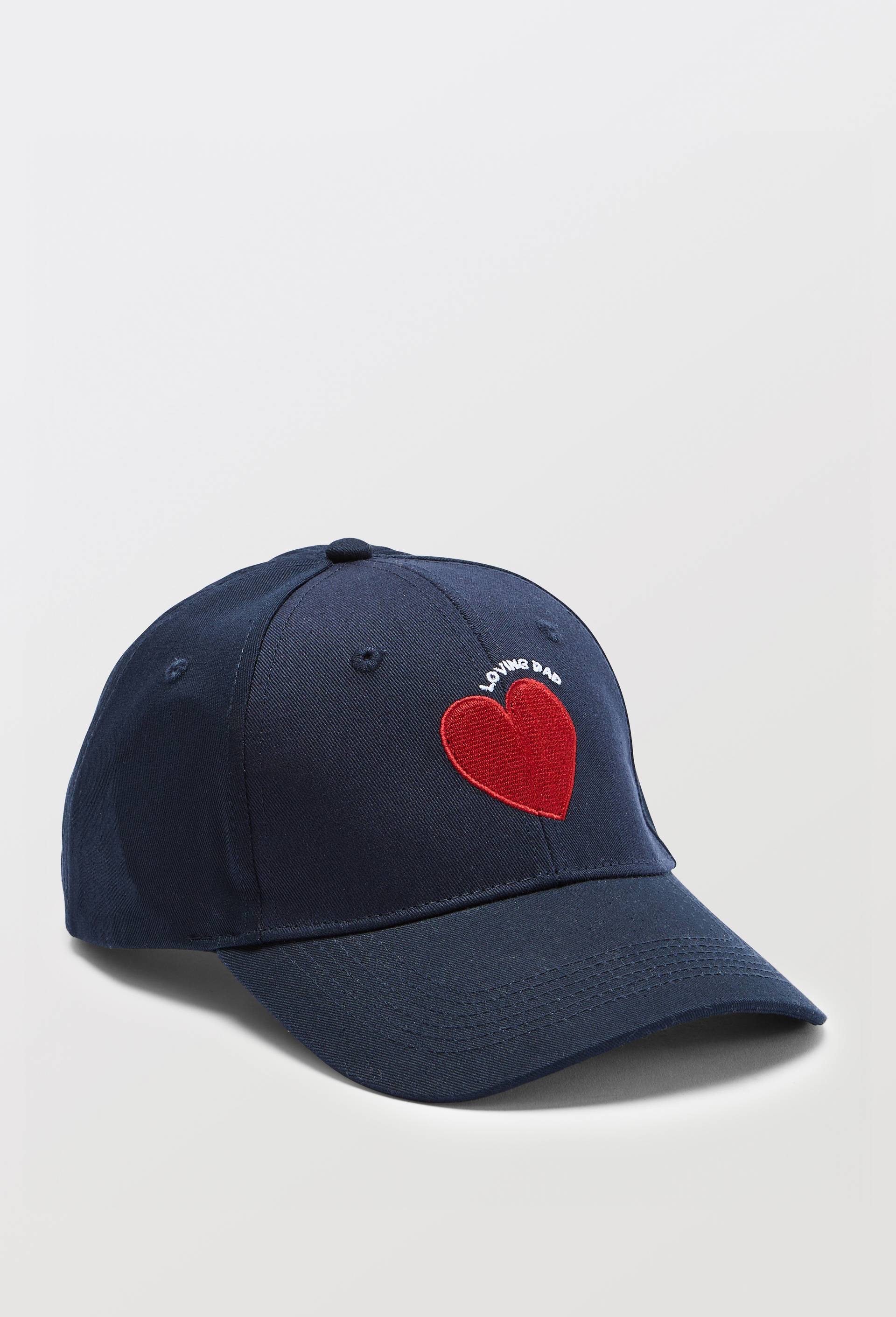 Casquette en coton, Bleu fonc&eacute;, large image number 0.0