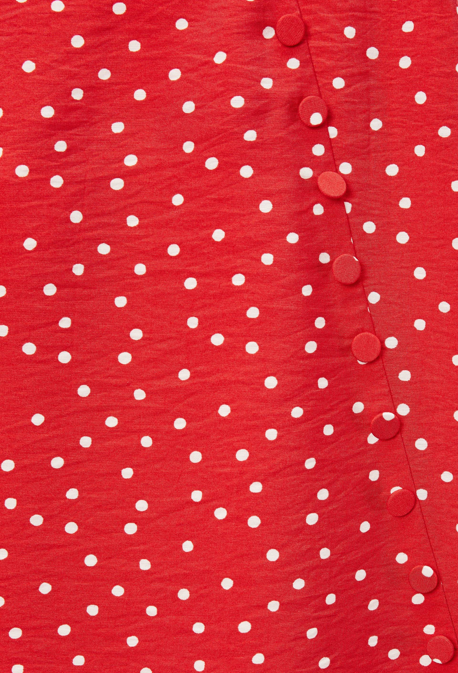 Jupe midi imprim&eacute;e, Rouge, large image number 5.0