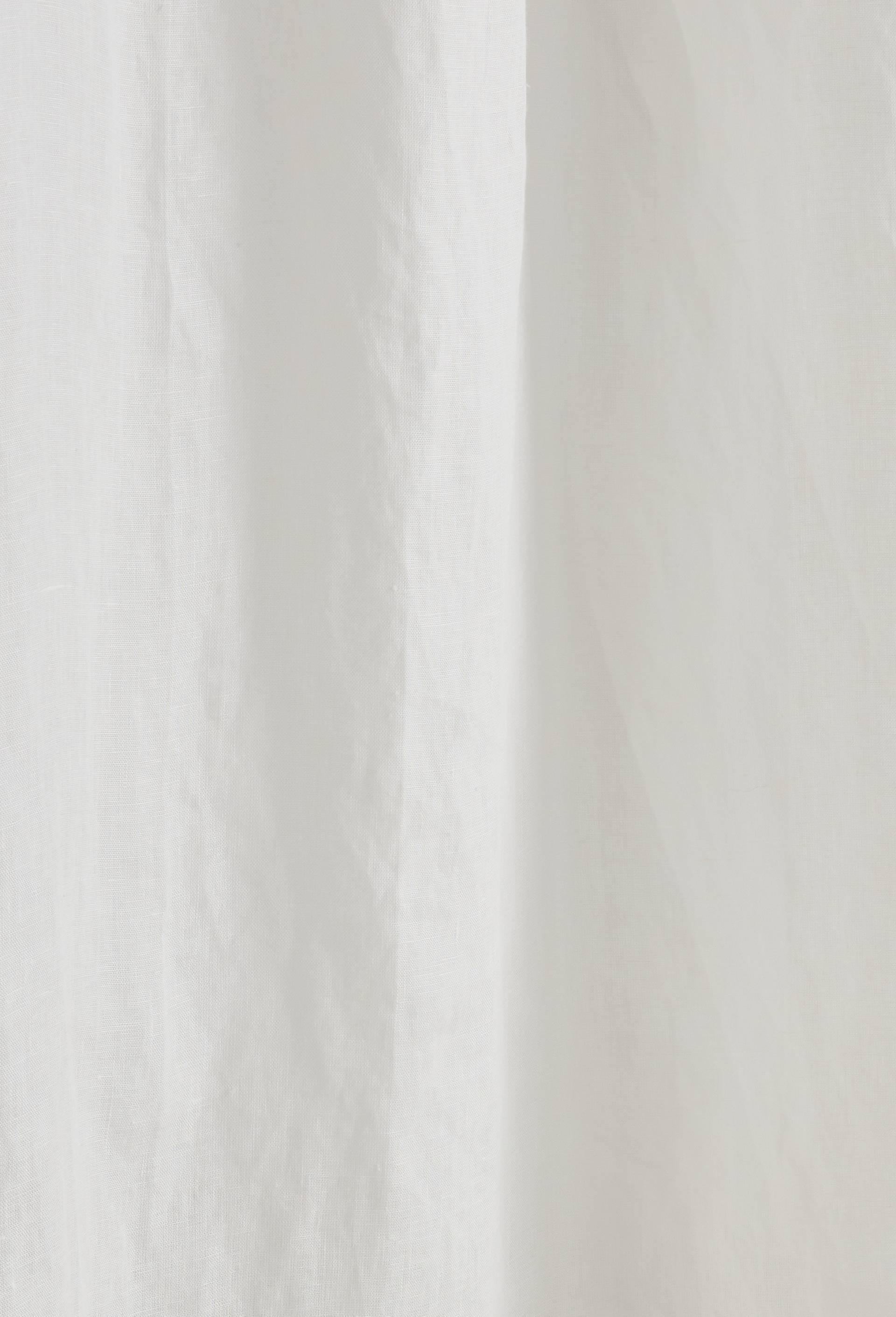 Rideau uni, 100% lin, finition bourdon, 140x250 cm, Blanc, large image number 3.0