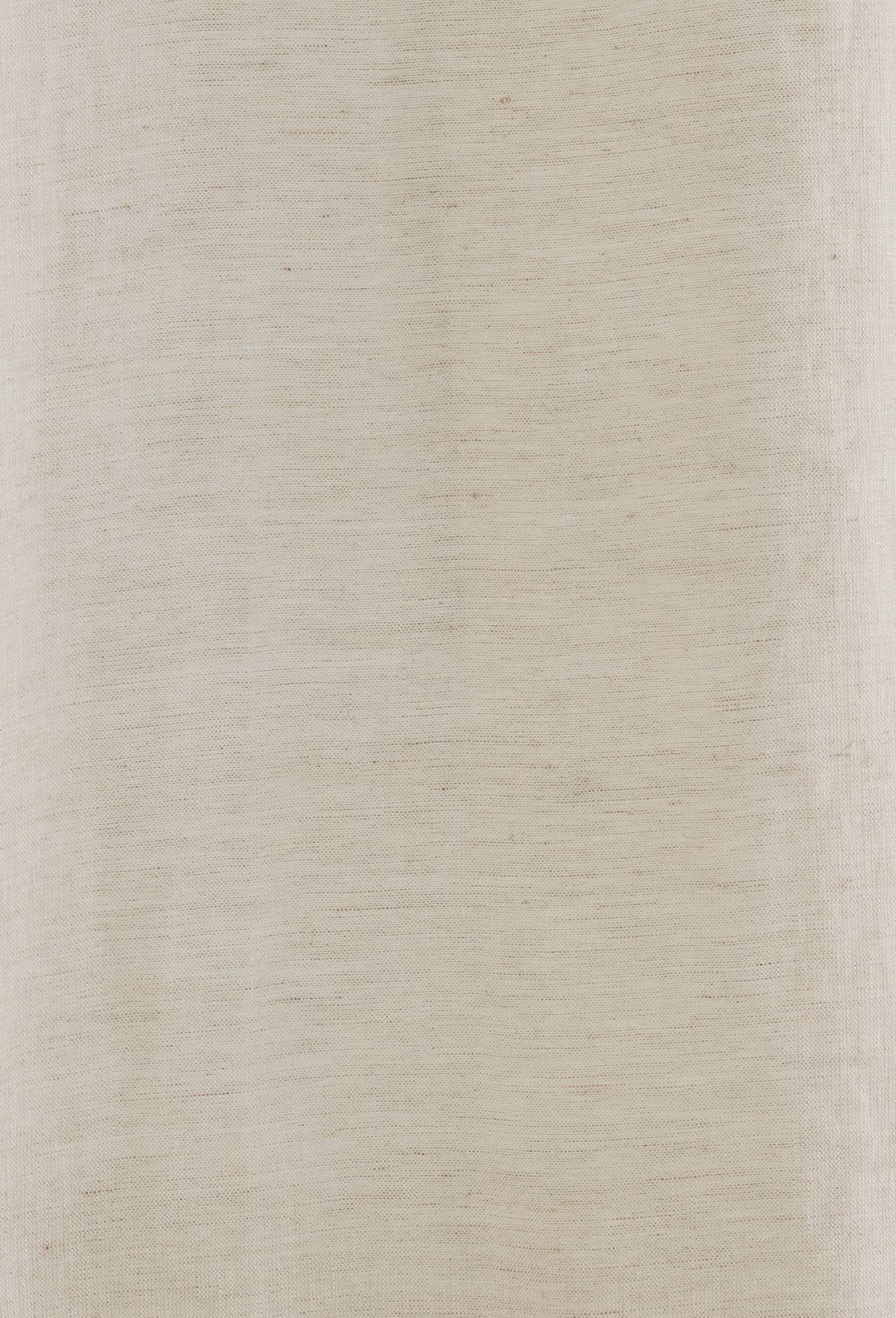 Rideau uni, 100% lin, finition bourdon, 140x250 cm, Beige clair, large image number 3.0