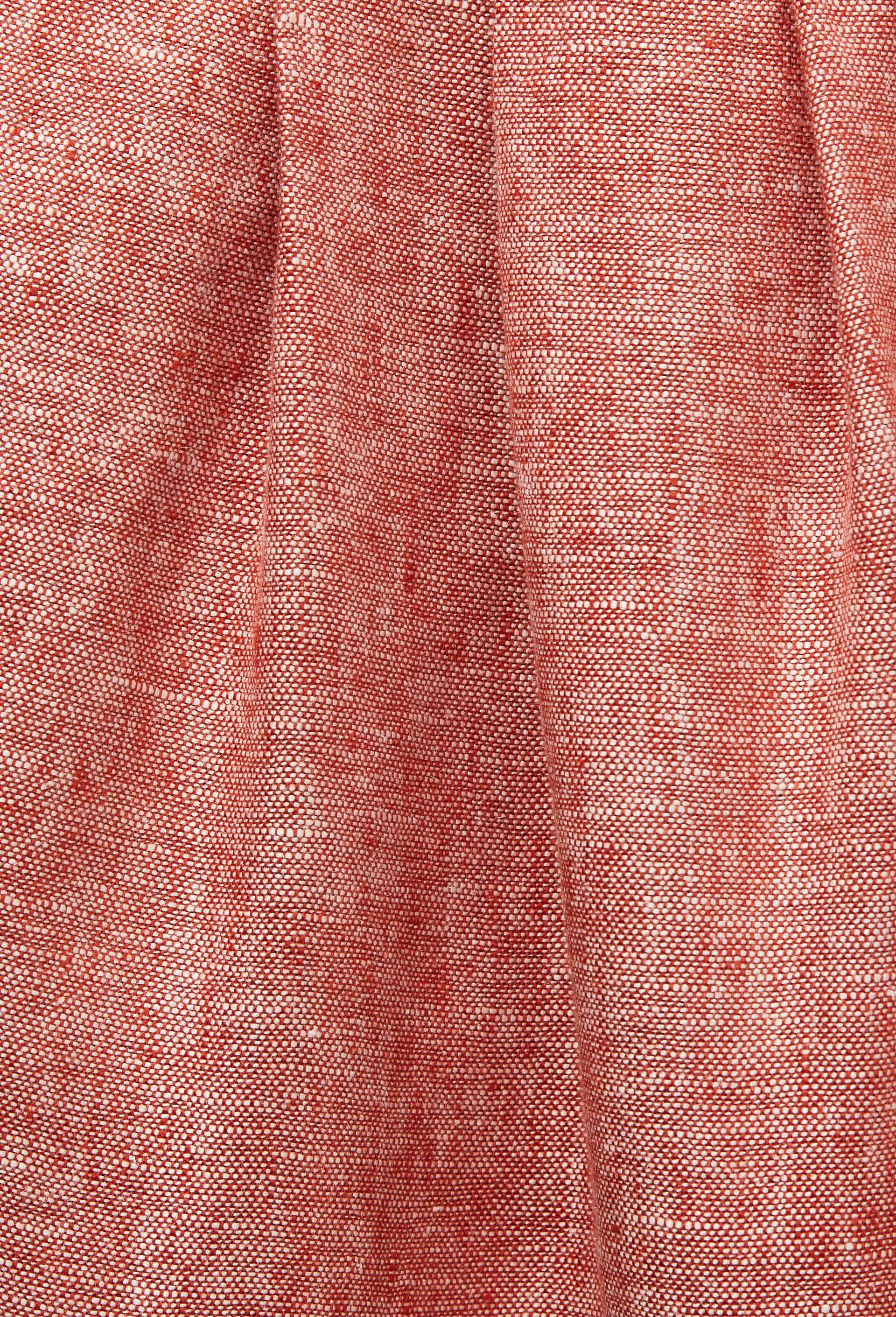 Pantalon fluide en lin, Orange fonc&eacute;, large image number 6.0