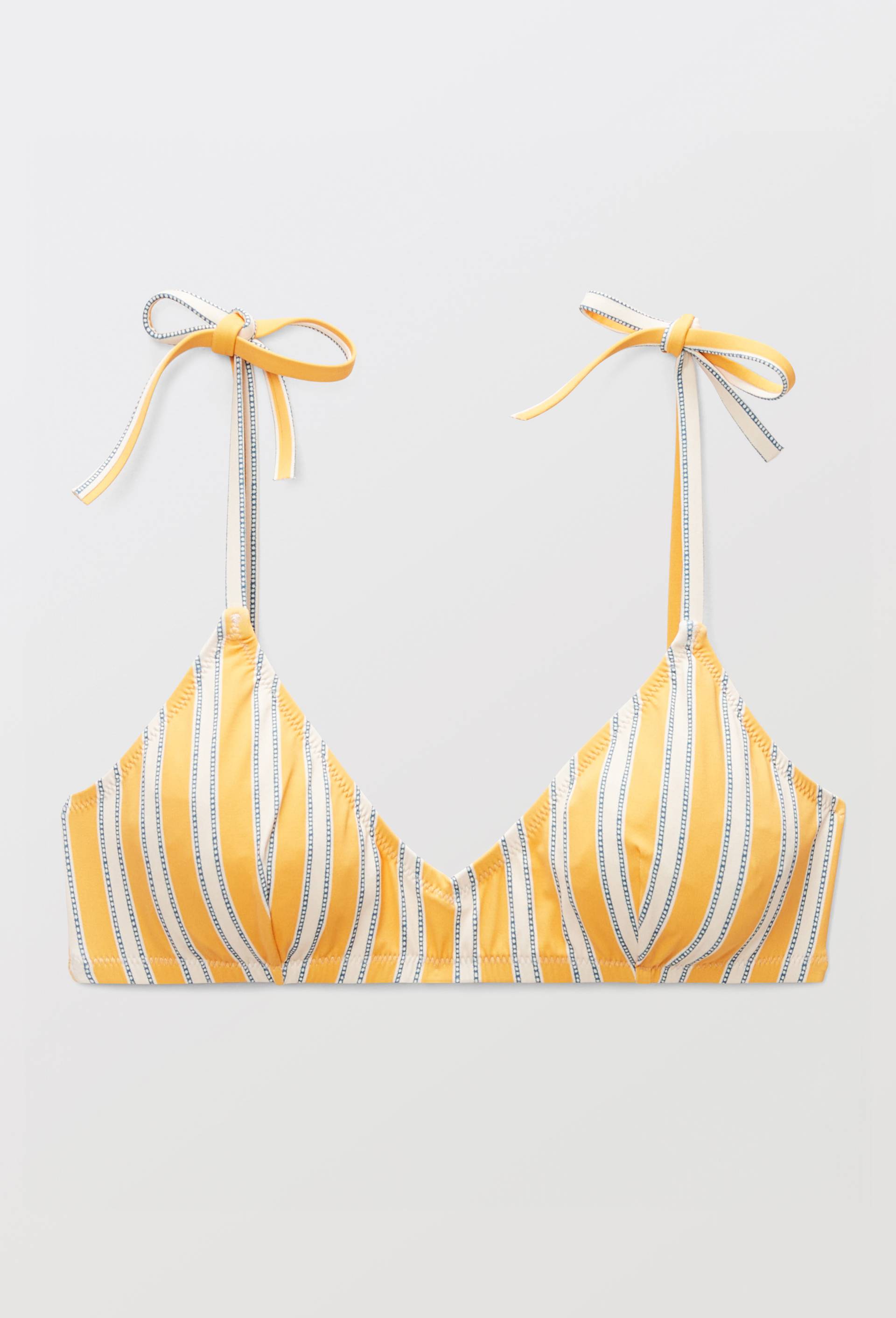 Haut de maillot de bain MATHILDE, Jaune, large