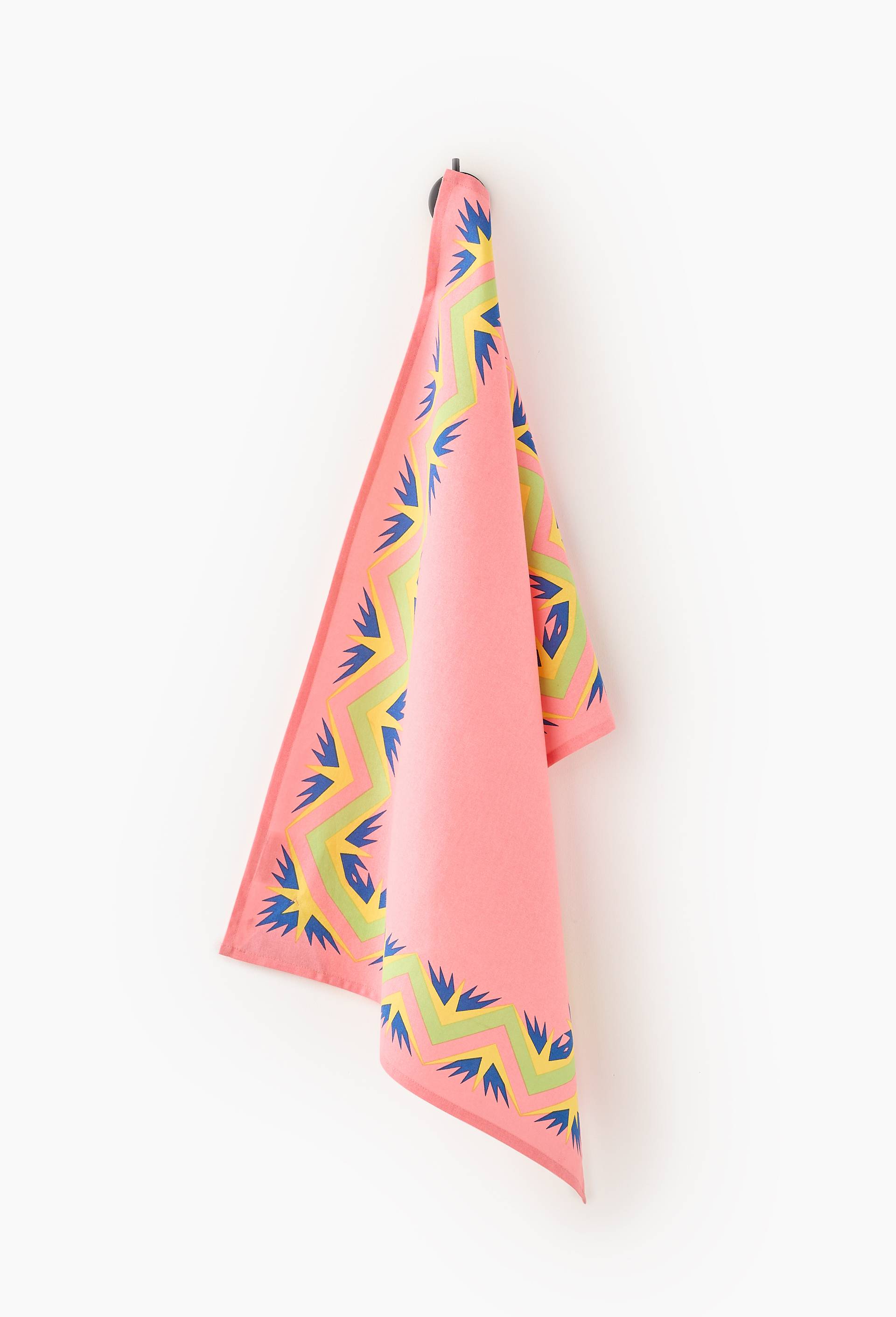 Torchon en coton - LOUIS BARTHELEMY x MONOPRIX, Rose, large image number 0.0
