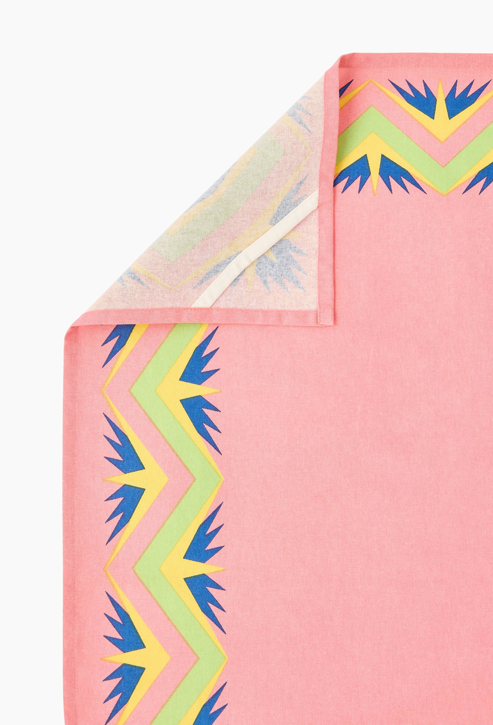 Torchon en coton - LOUIS BARTHELEMY x MONOPRIX, Rose, large image number 2.0
