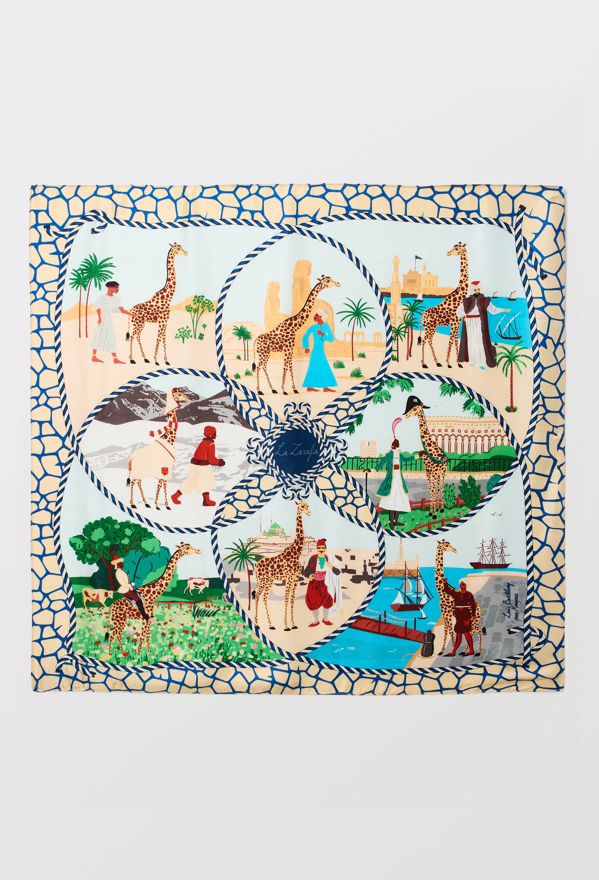 Foulard en soie - LOUIS BARTHELEMY x MONOPRIX, Multicolore, large image number 0
