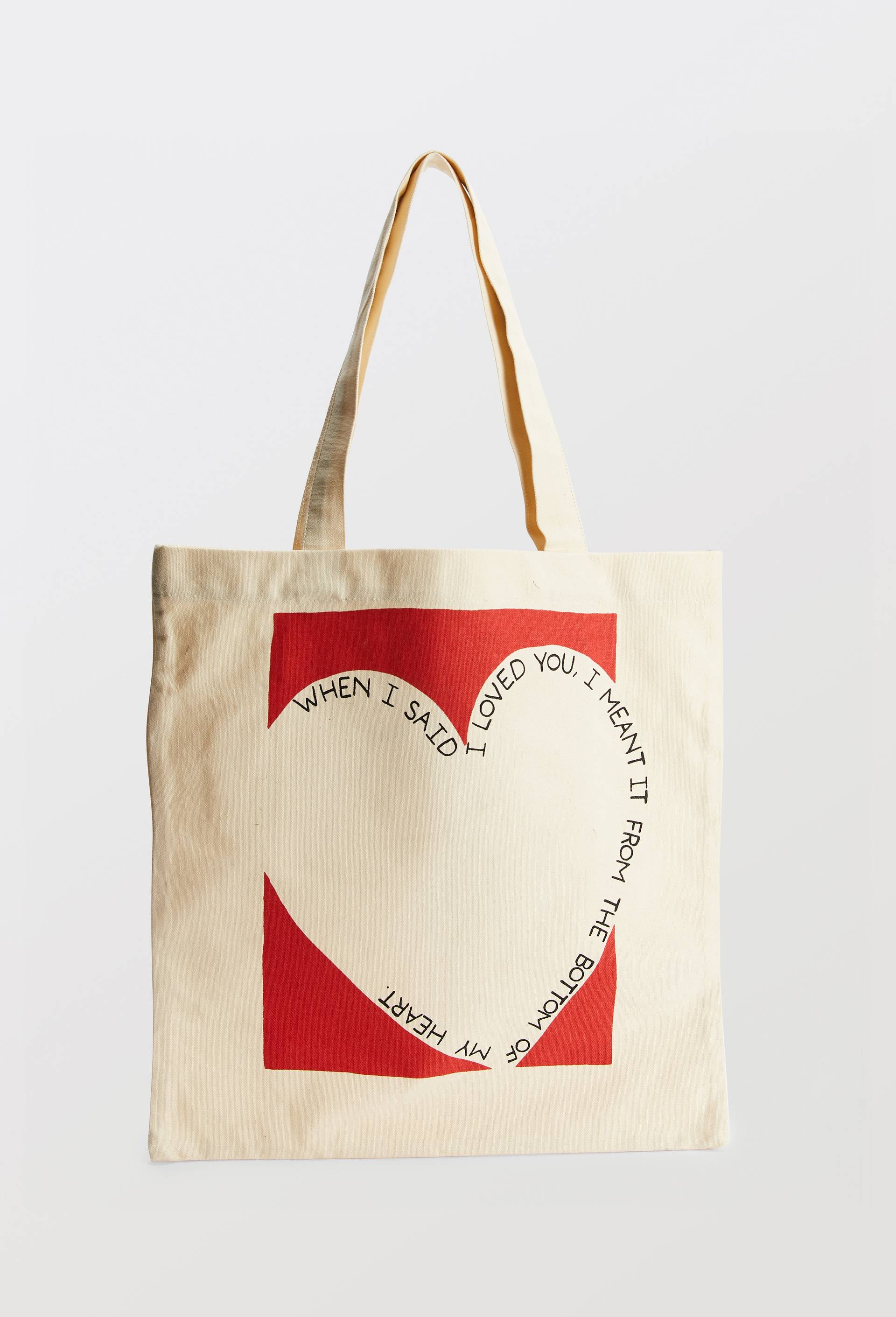 Tote bag brod&eacute; en coton BIO GOTS, Ecru, large image number 0