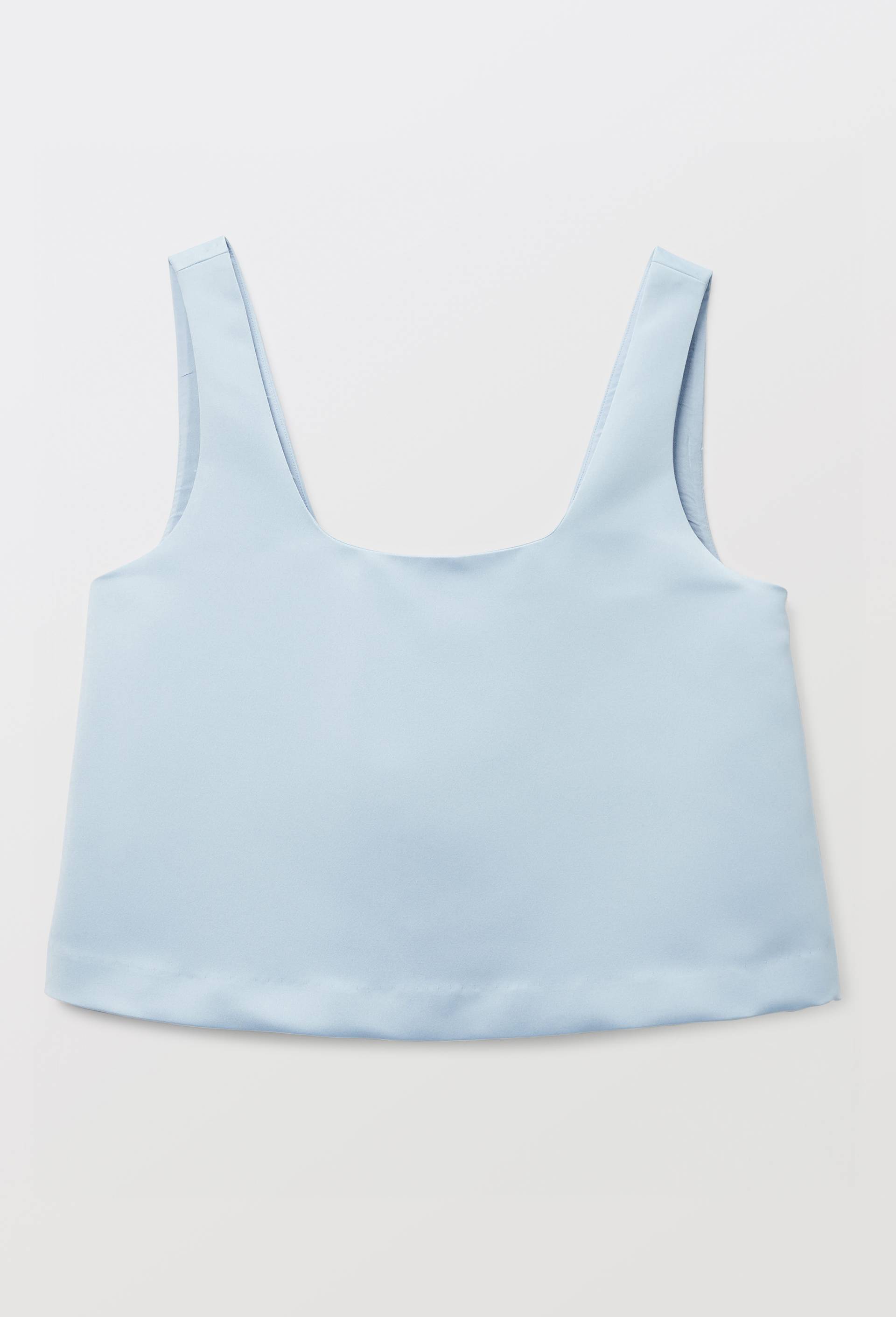 Top sans manches uni, Bleu clair, large image number 2