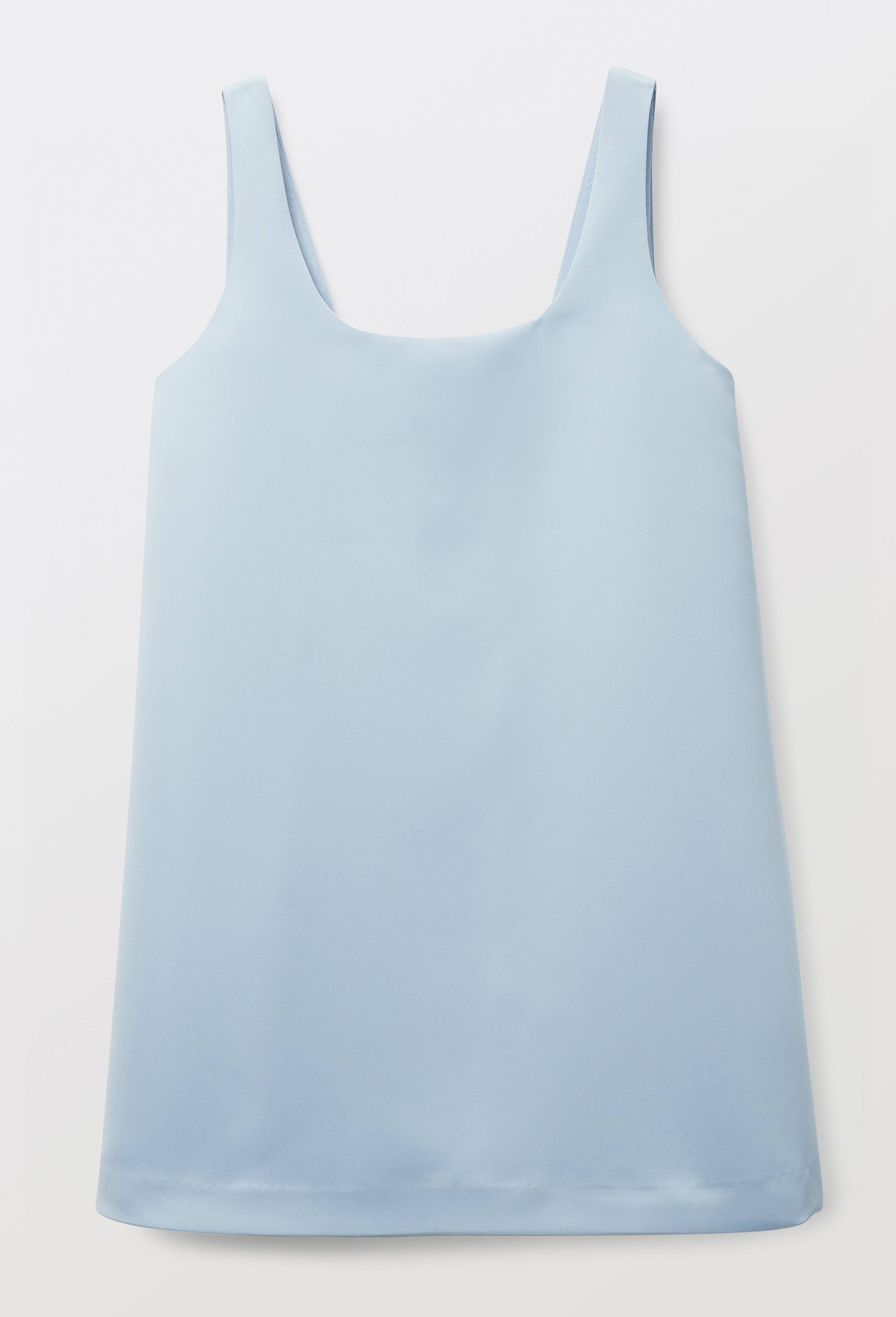 Robe courte unie, Bleu clair, large image number 4.0