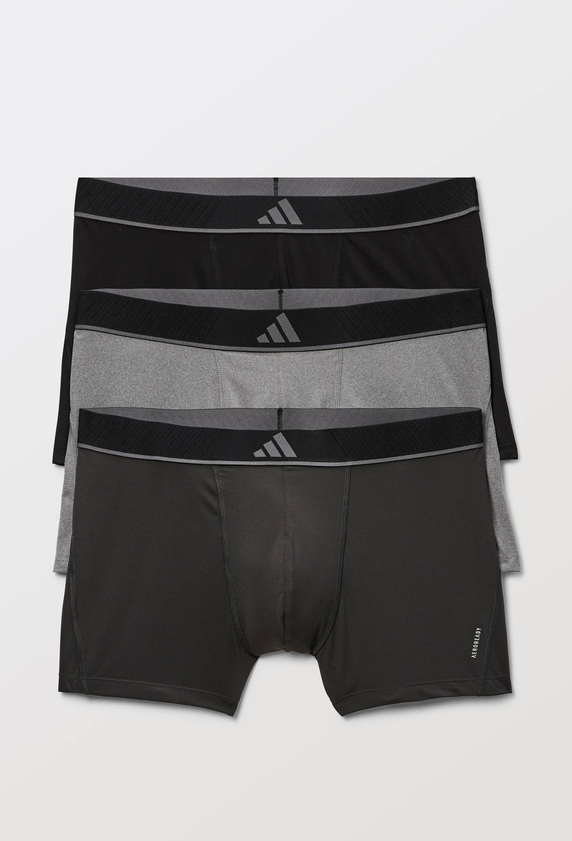 Lot de 3 boxers Microflex ADIDAS, Gris, large image number 0.0