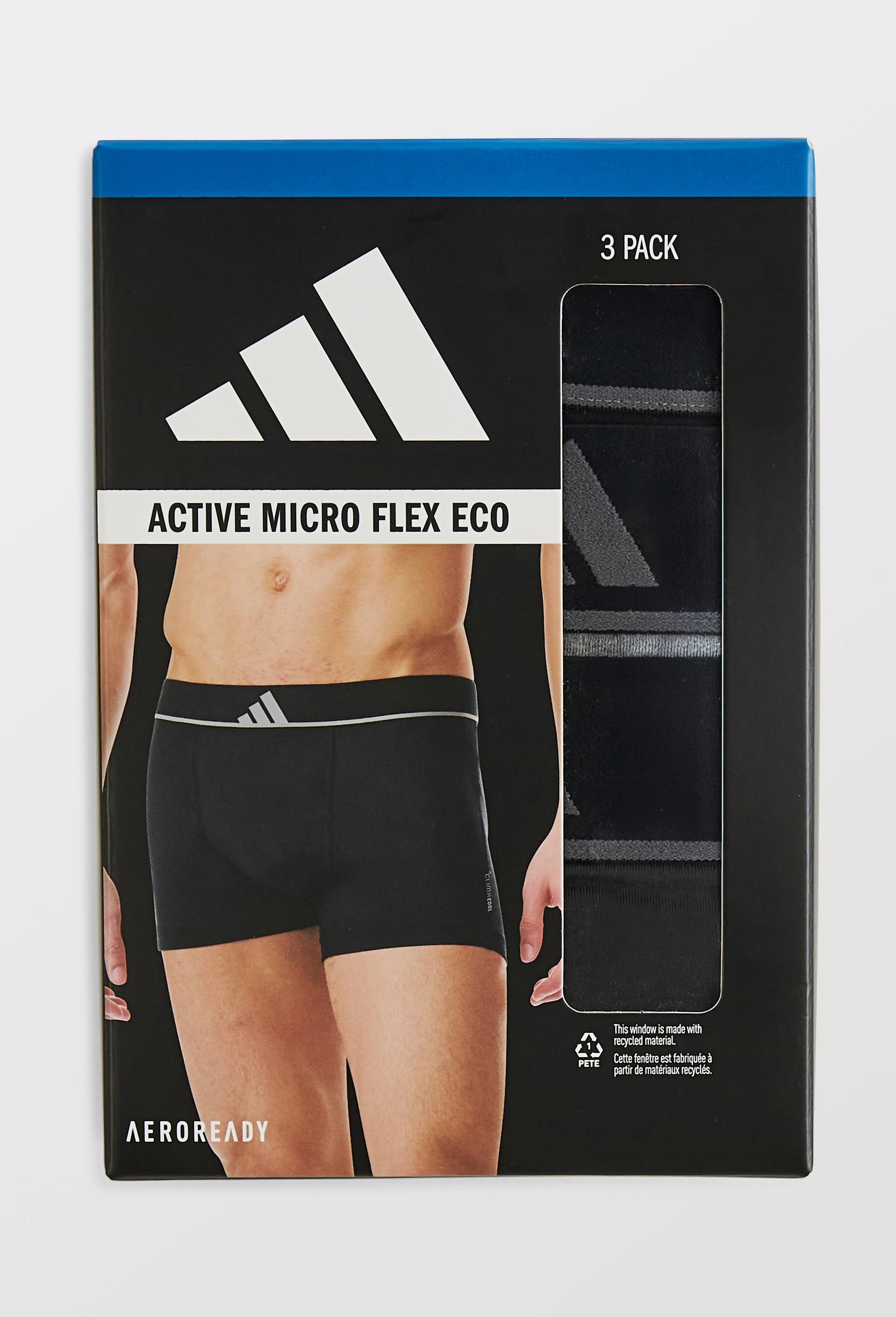 Lot de 3 boxers Microflex ADIDAS, Gris, large image number 2