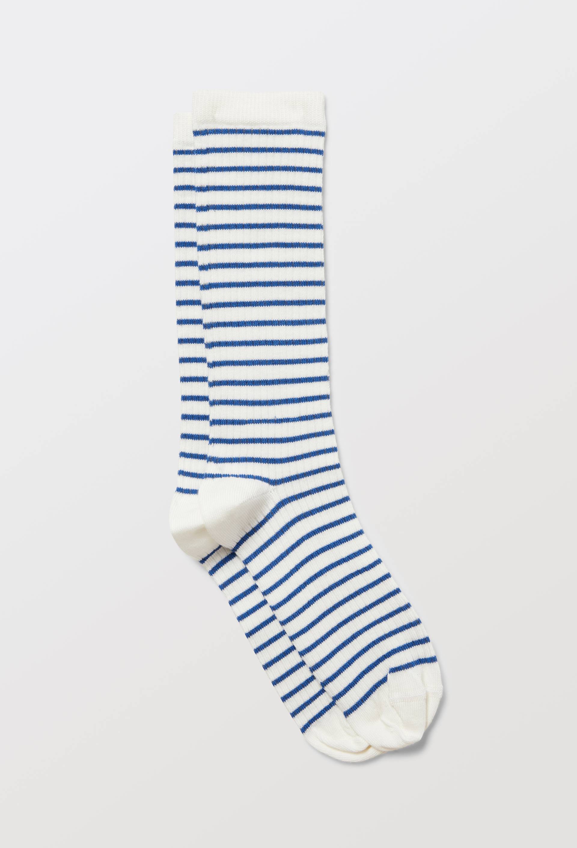 Paire de chaussettes fantaisie en coton premium, Bleu, swatch image