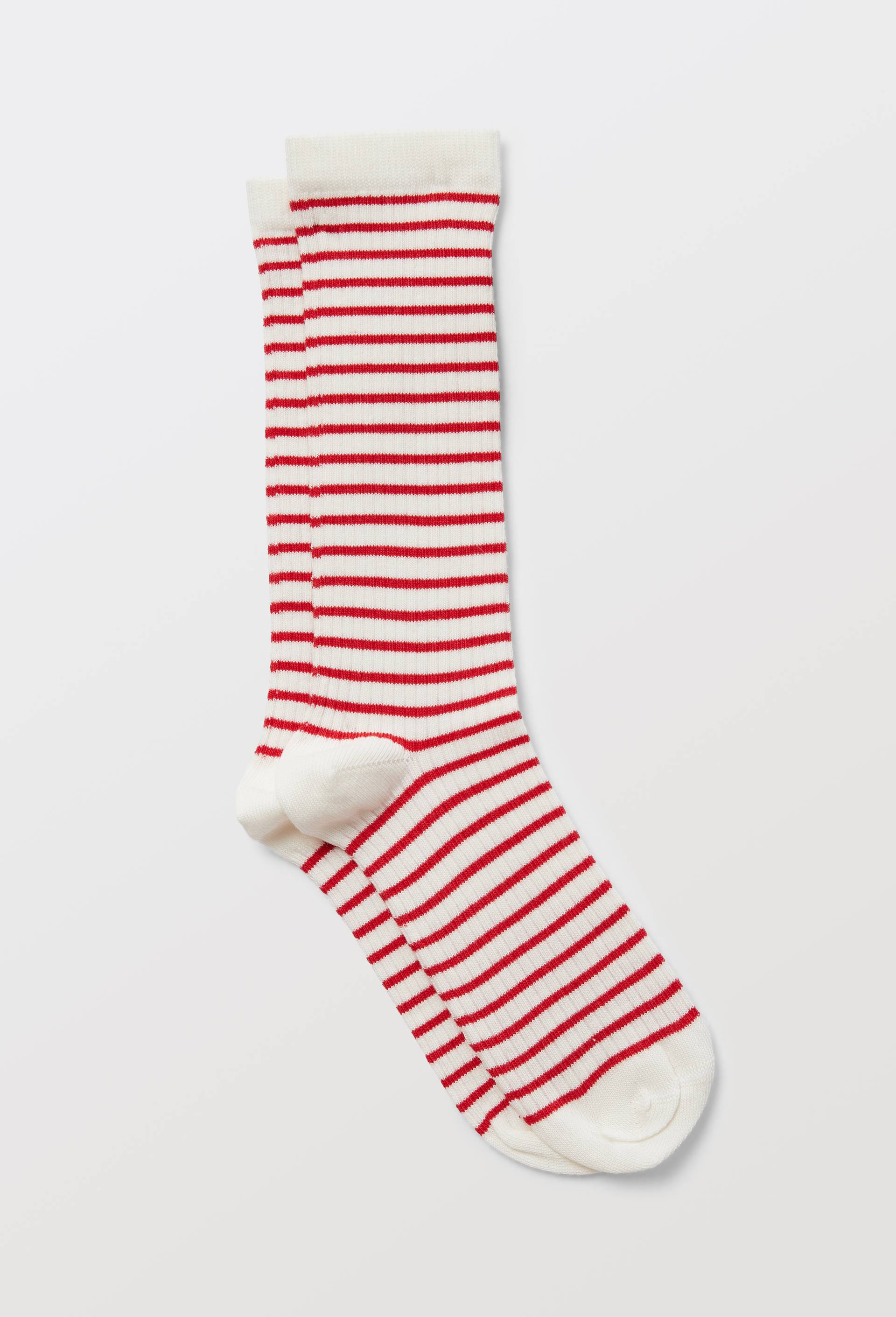 Paire de chaussettes fantaisie en coton premium, Rouge, large image number 0