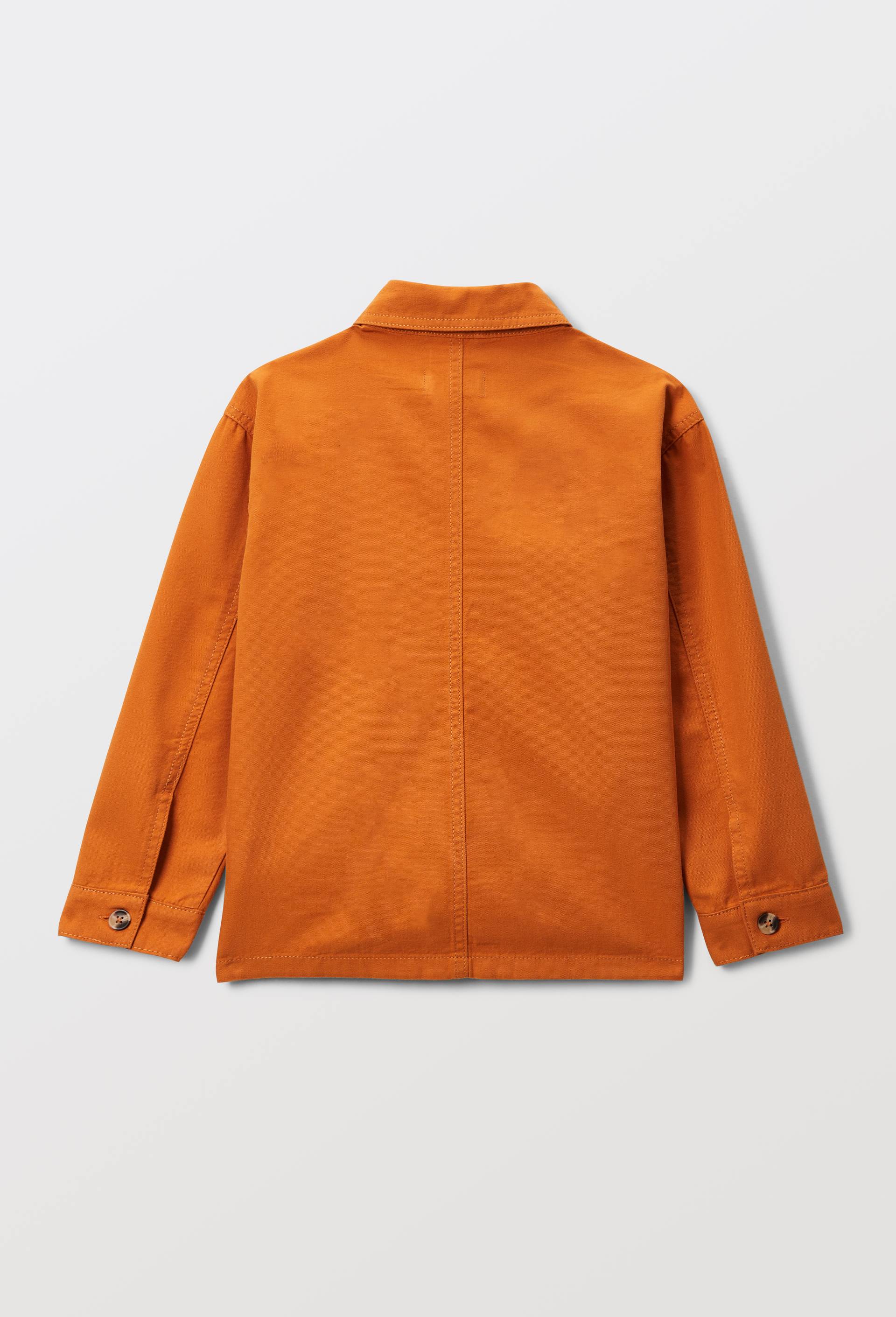 Veste worker uni en coton, Orange, large image number 3.0