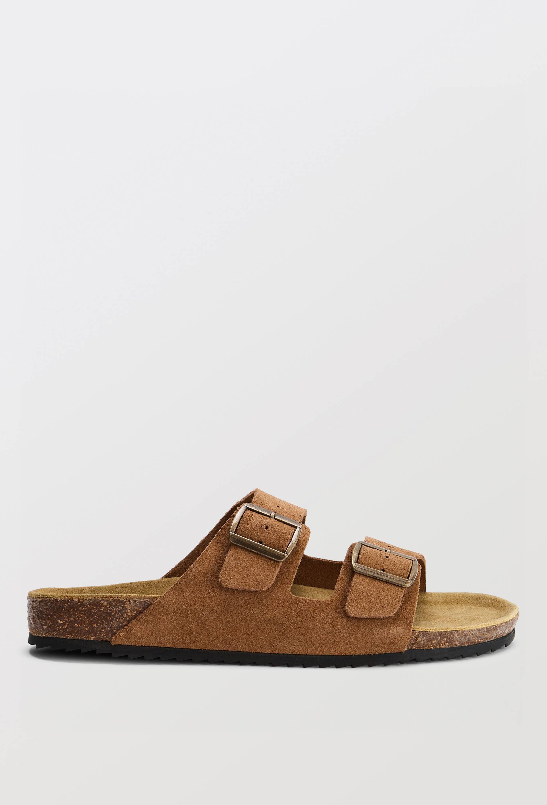 Sabots en cuir, Brun clair, large image number 1.0