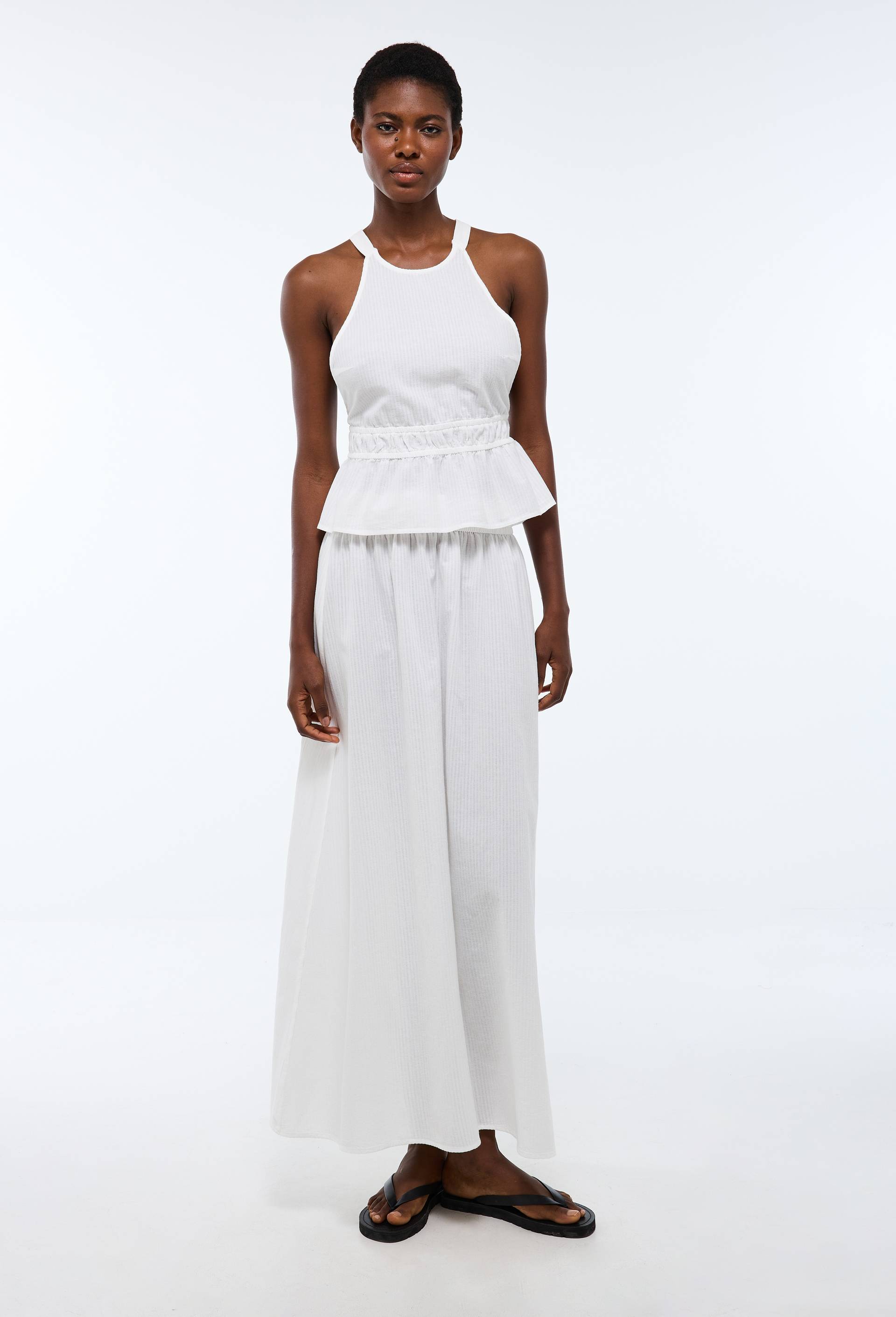 Top en coton BIO GOTS, Ecru, large image number 1.0