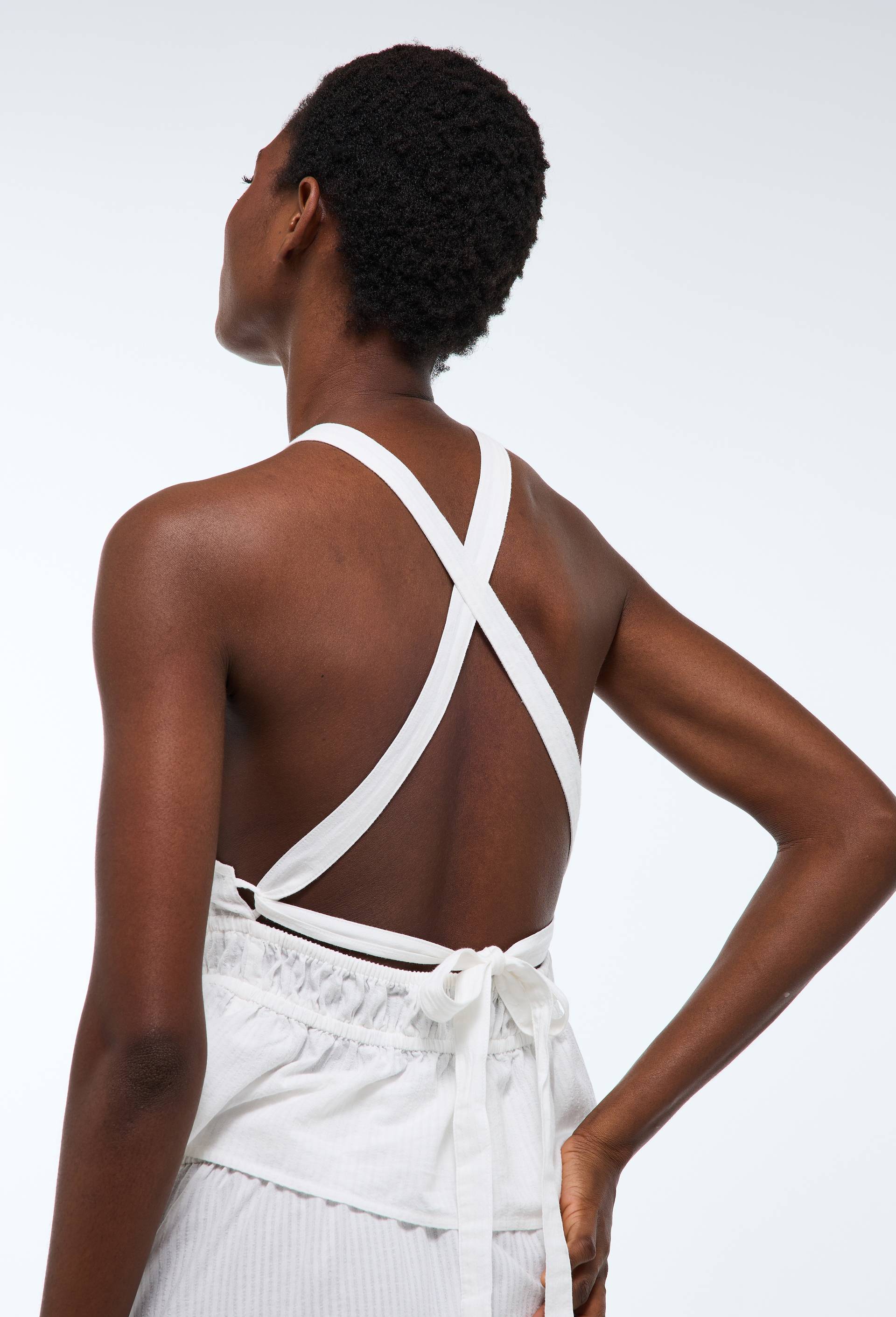 Top en coton BIO GOTS, Ecru, large image number 2
