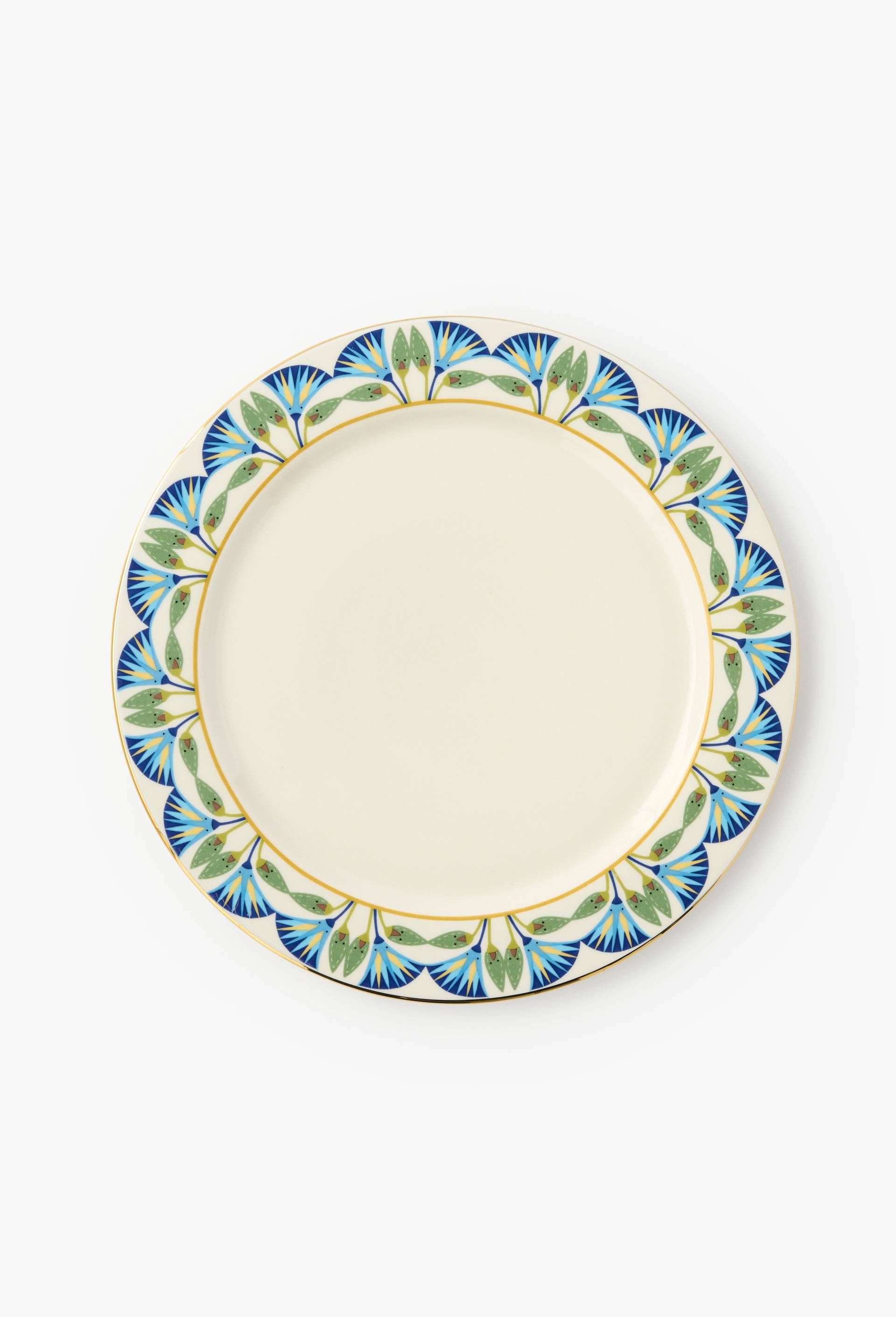 Assiette &agrave; diner en c&eacute;ramique - LOUIS BARTHELEMY x MONOPRIX, Ecru, large image number 0