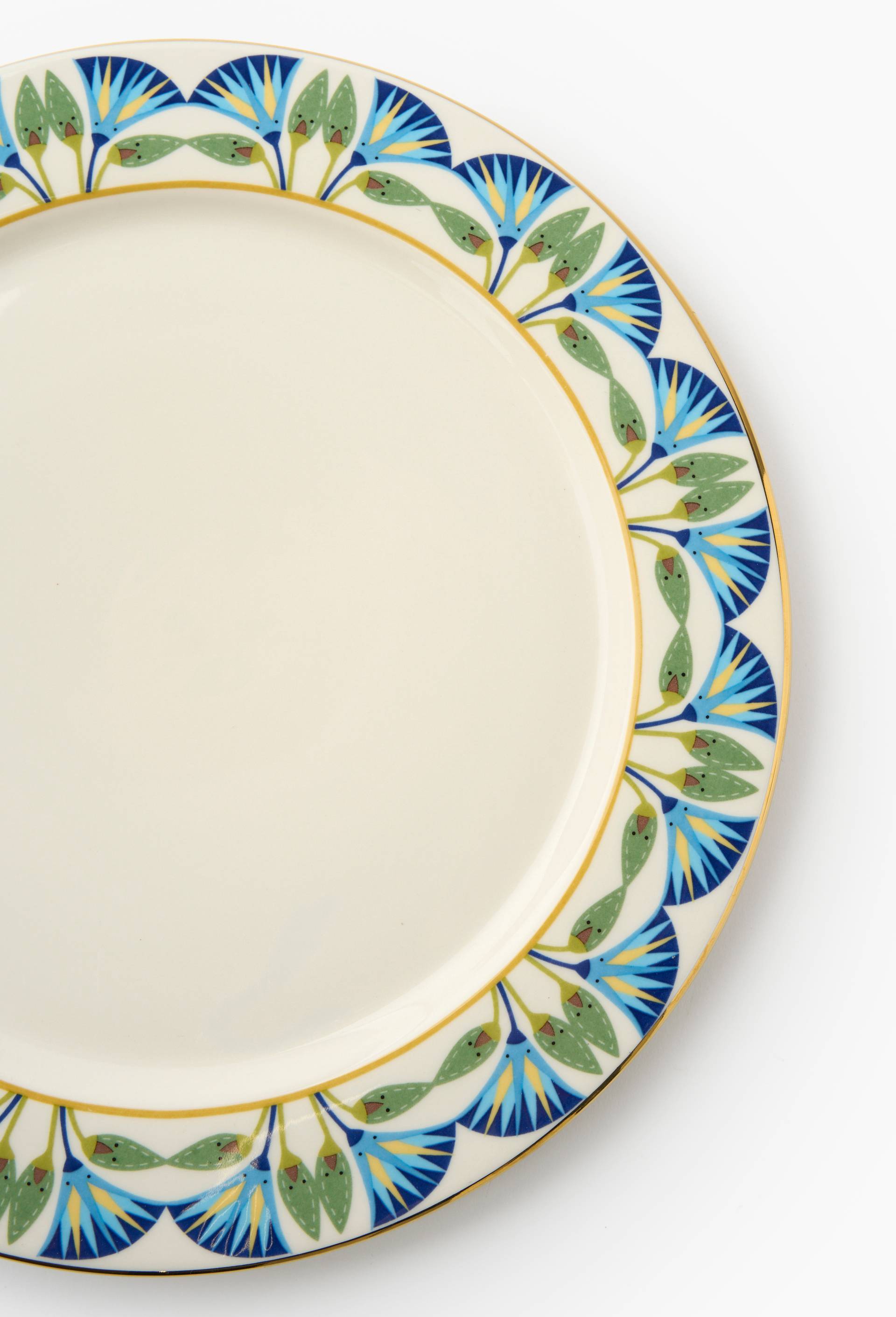 Assiette &agrave; diner en c&eacute;ramique - LOUIS BARTHELEMY x MONOPRIX, Ecru, large image number 1.0