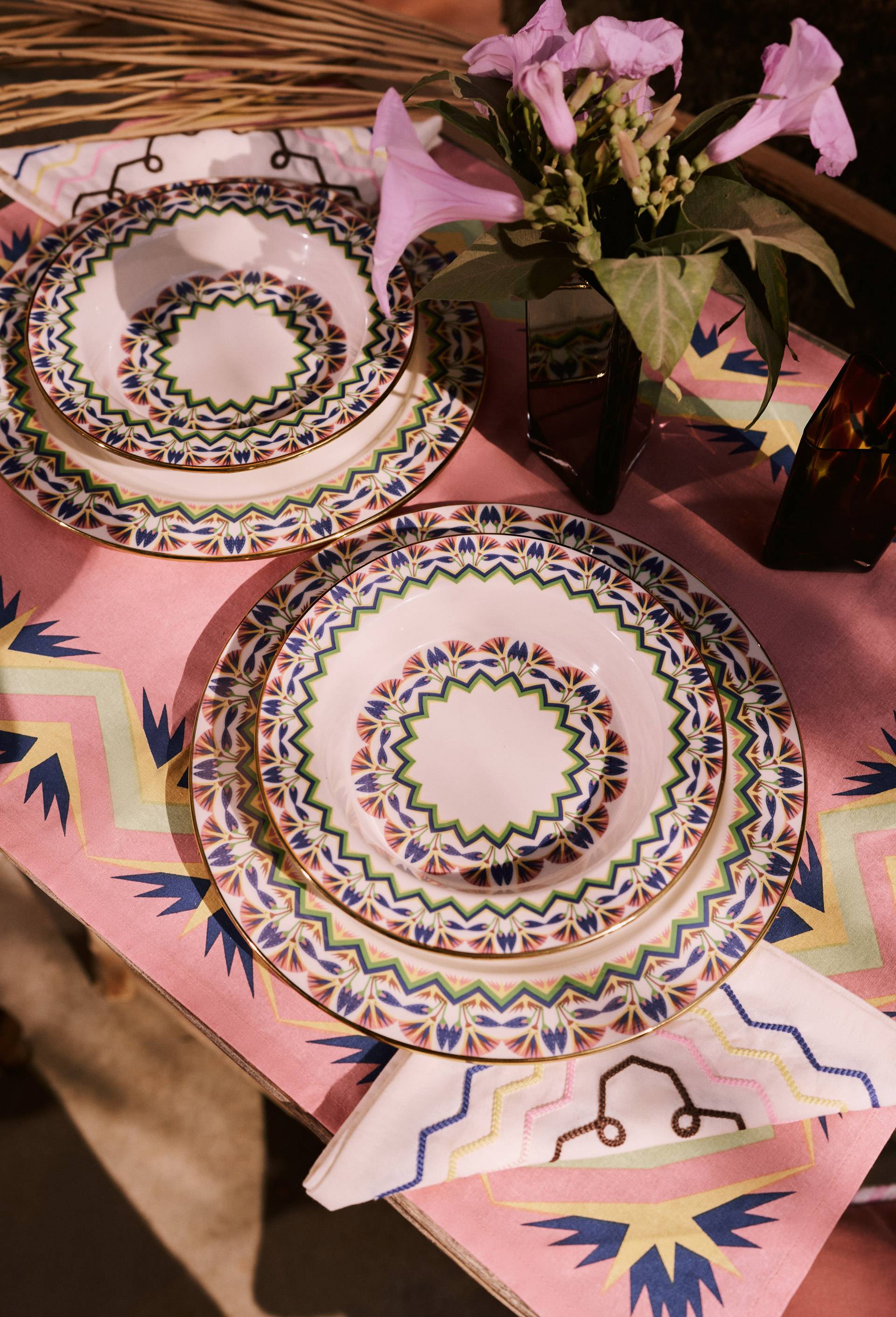 Assiette &agrave; diner en c&eacute;ramique - LOUIS BARTHELEMY x MONOPRIX, Ecru, large image number 2
