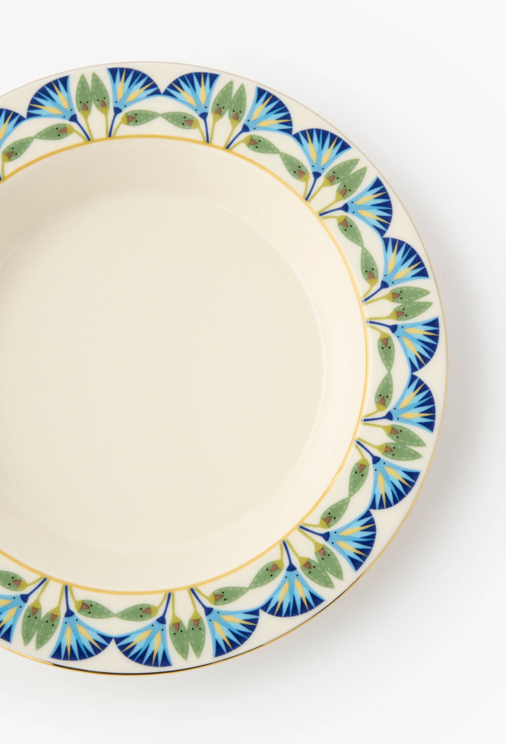 Assiette &agrave; soupe en c&eacute;ramique - LOUIS BARTHELEMY x MONOPRIX, Ecru, large image number 1.0