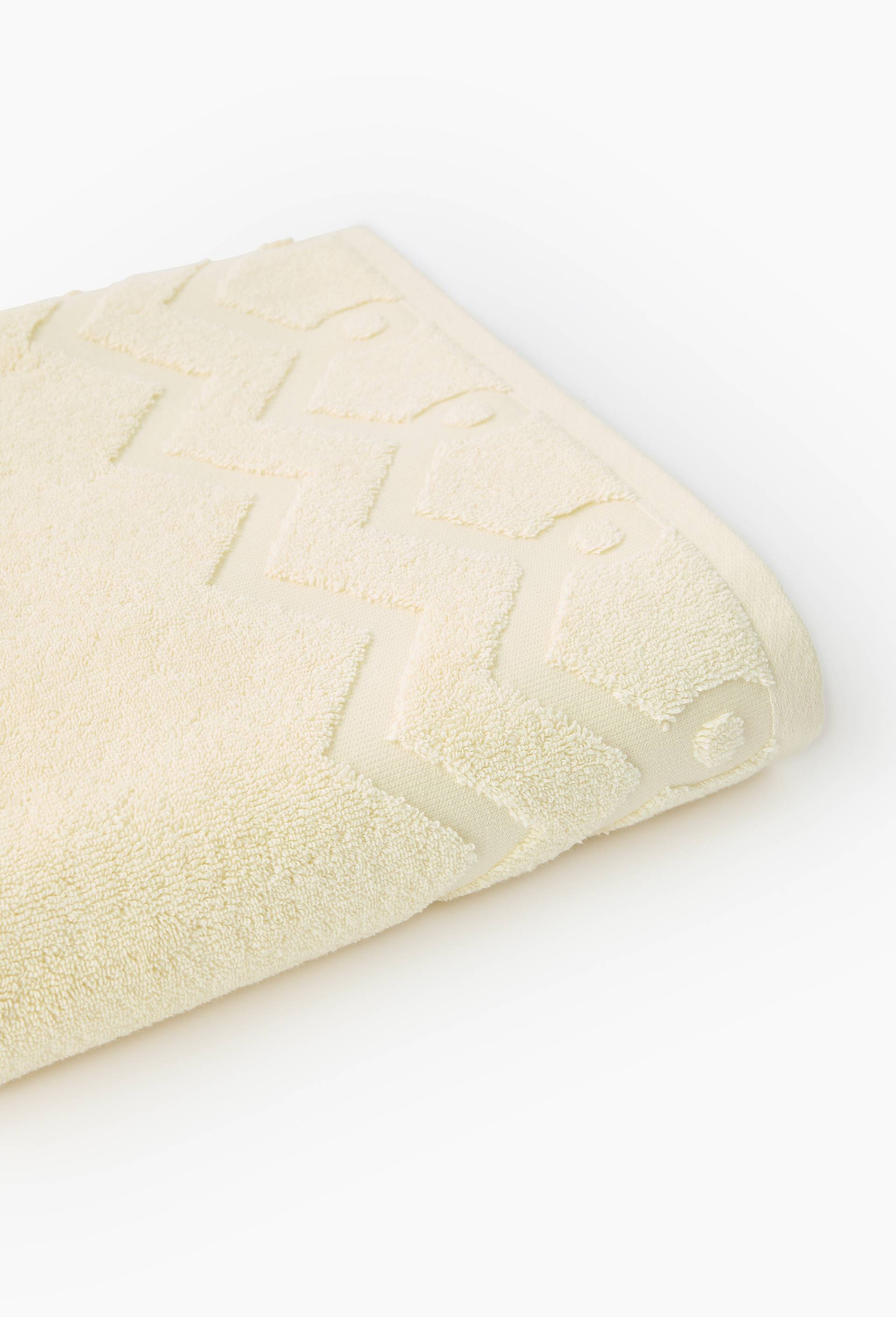 Drap de bain en coton - LOUIS BARTHELEMY x MONOPRIX, Ecru, large image number 1