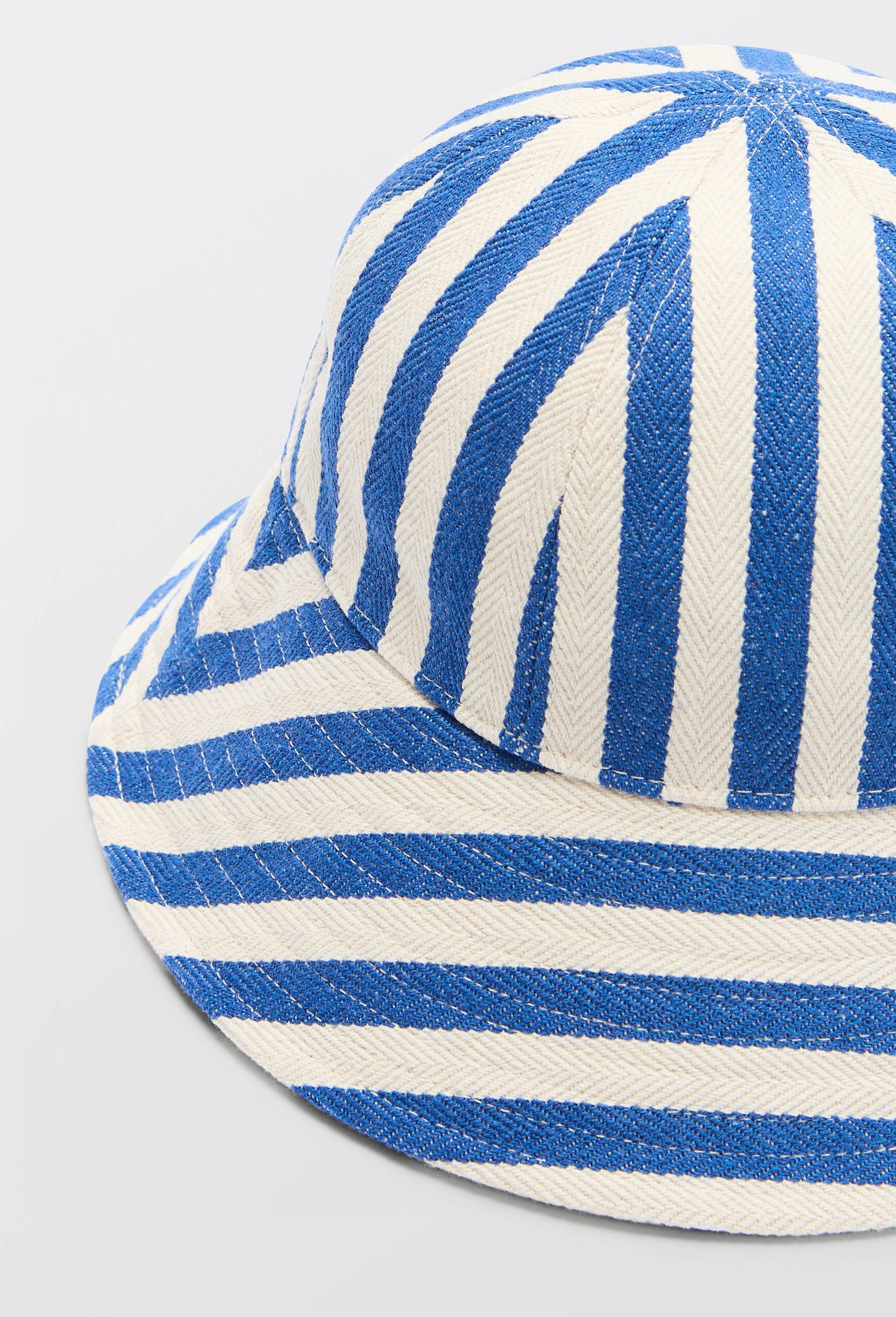 Chapeau &agrave; rayures, Bleu, large image number 1.0