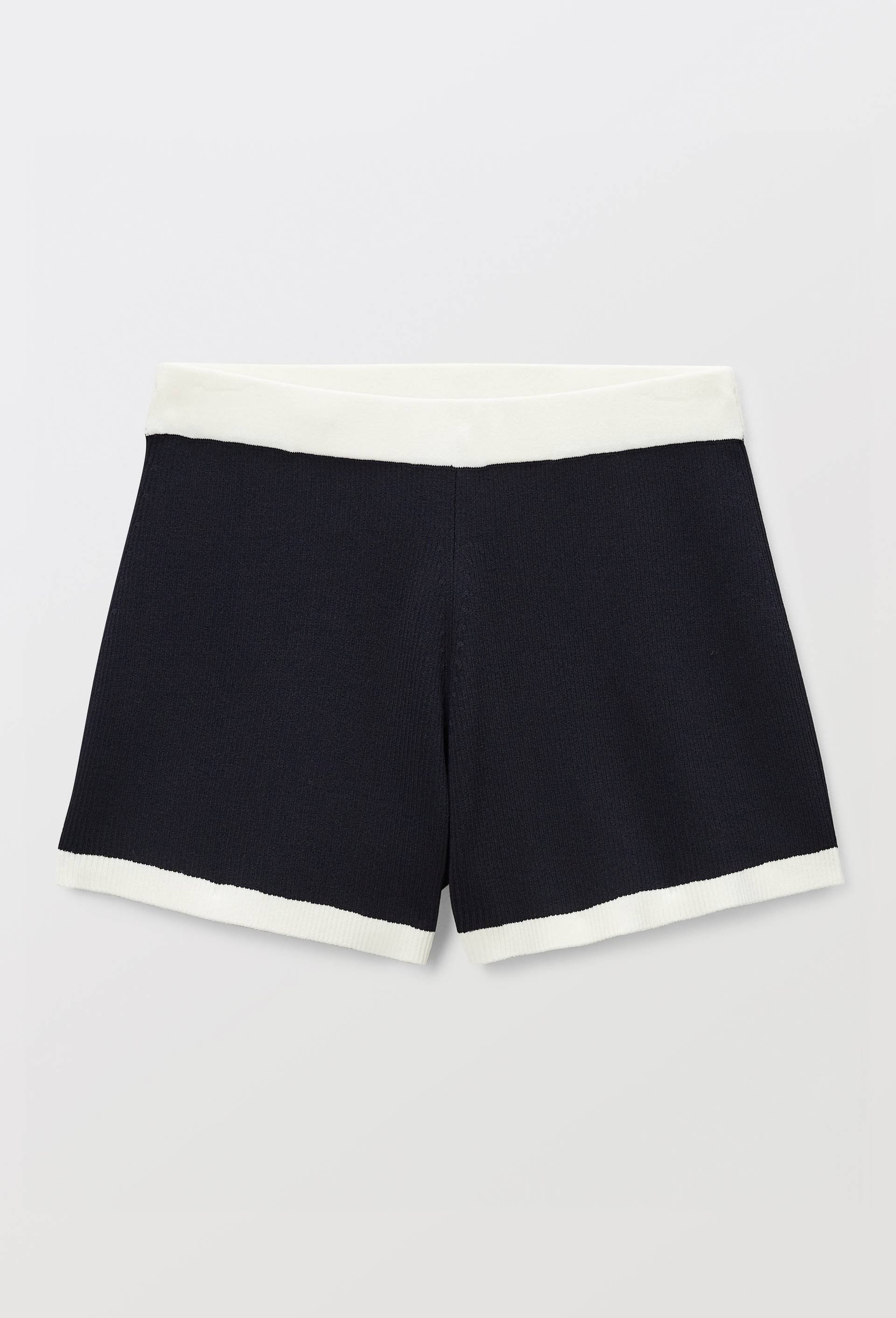 Short c&ocirc;te fine TERESA, Bleu fonc&eacute;, large image number 2