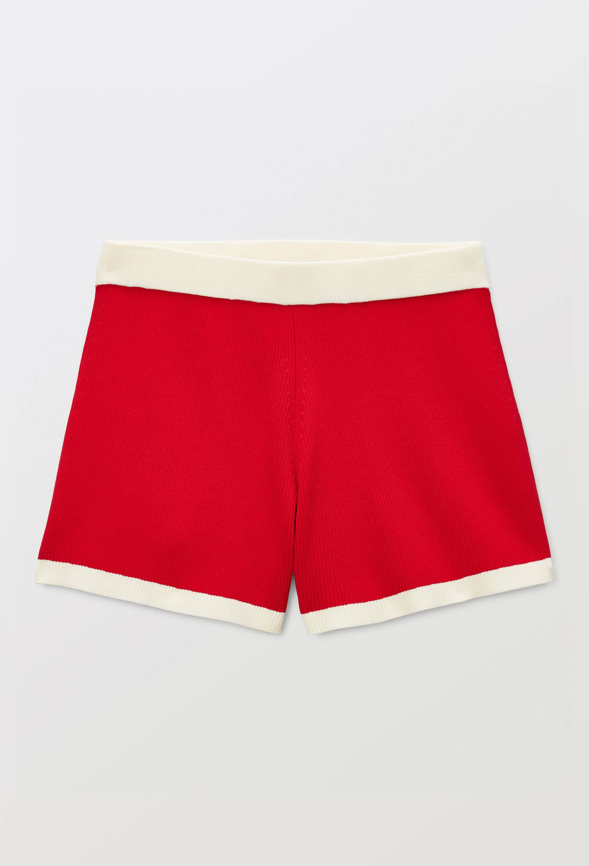 Short c&ocirc;te fine TERESA, Rouge, large image number 2