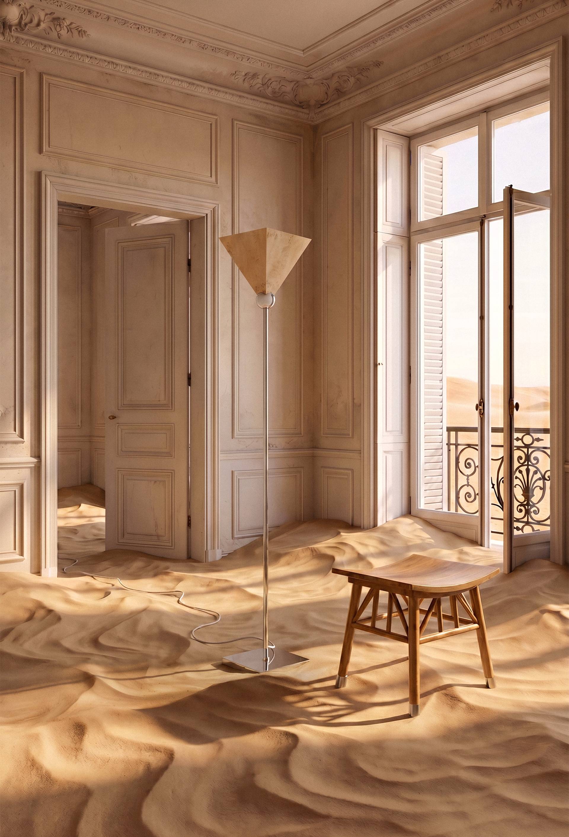 Lampadaire - LOUIS BARTHELEMY x MONOPRIX, Argent, large image number 0.0