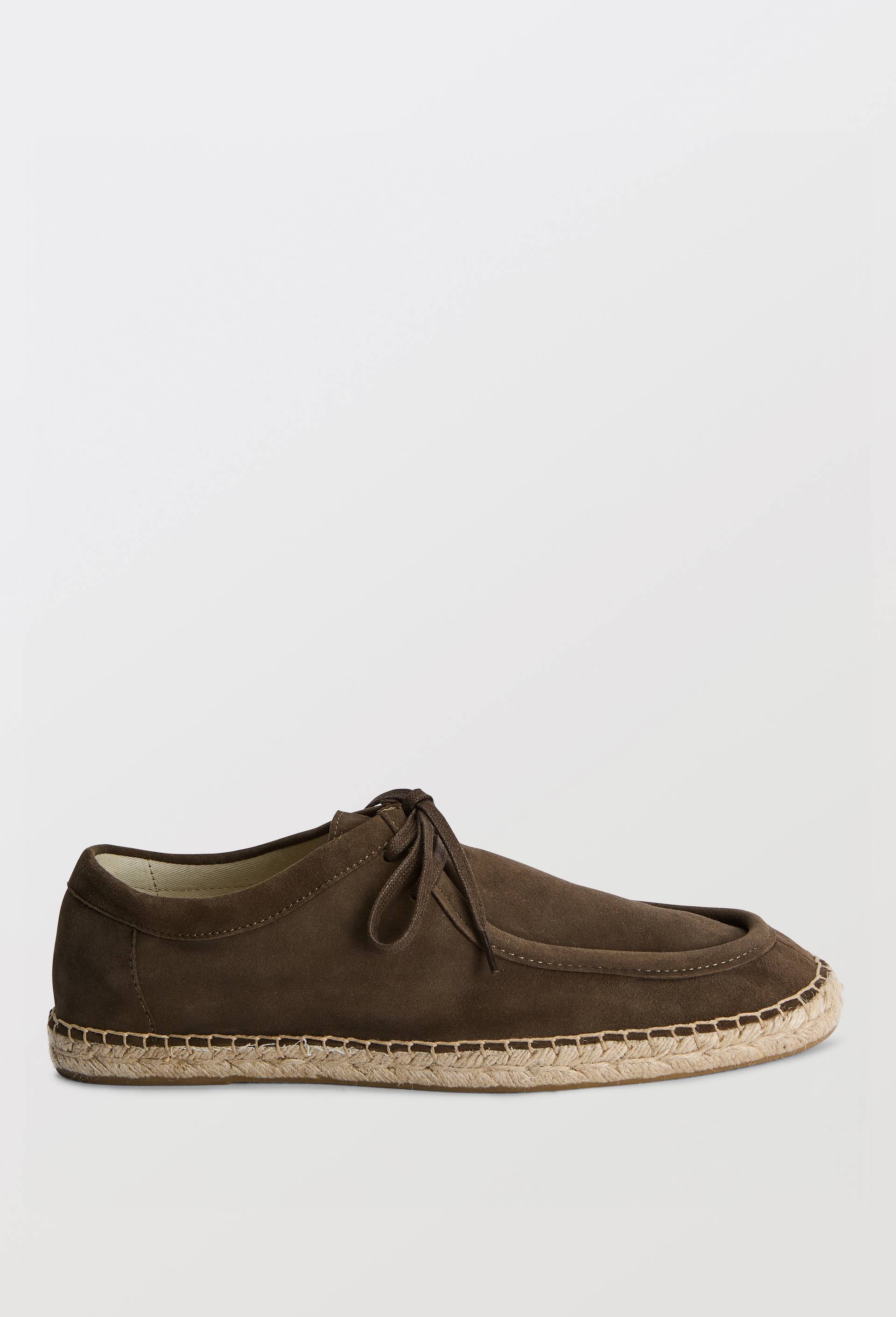 Espadrilles en cro&ucirc;te de cuir, Vert fonc&eacute;, large image number 1.0