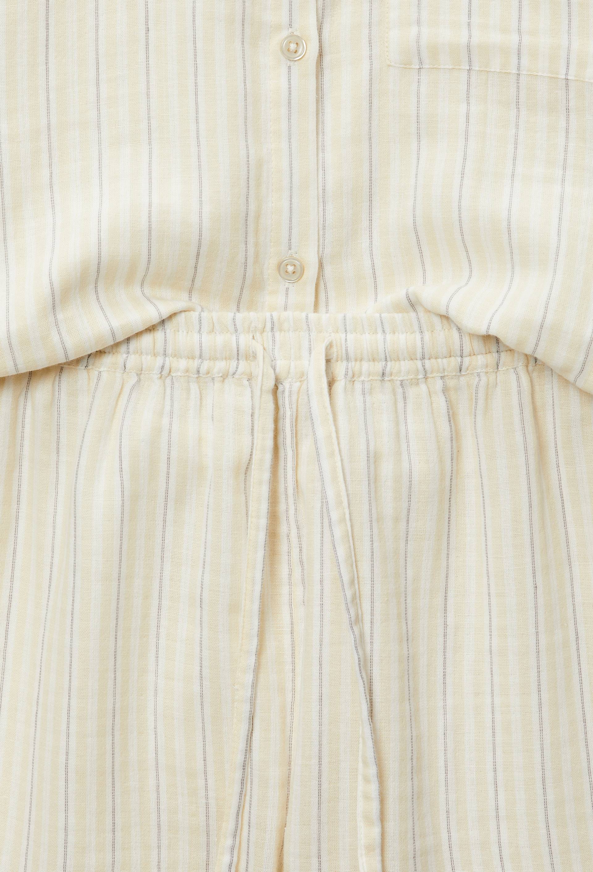 Pyjashort ray&eacute; en coton, Jaune clair, large image number 3.0