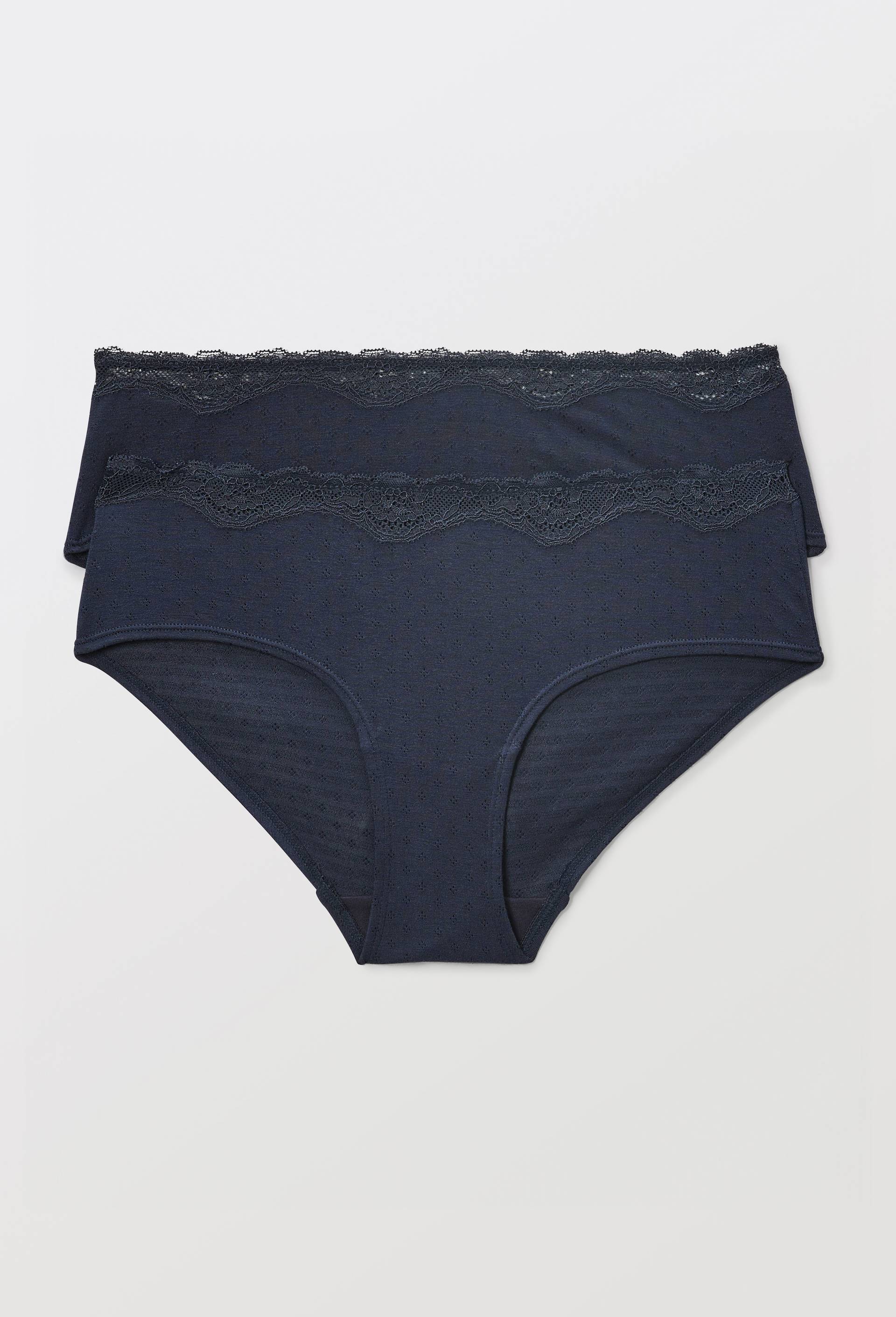 Lot de 2 shorties MALAURY en modal, Bleu fonc&eacute;, large image number 0