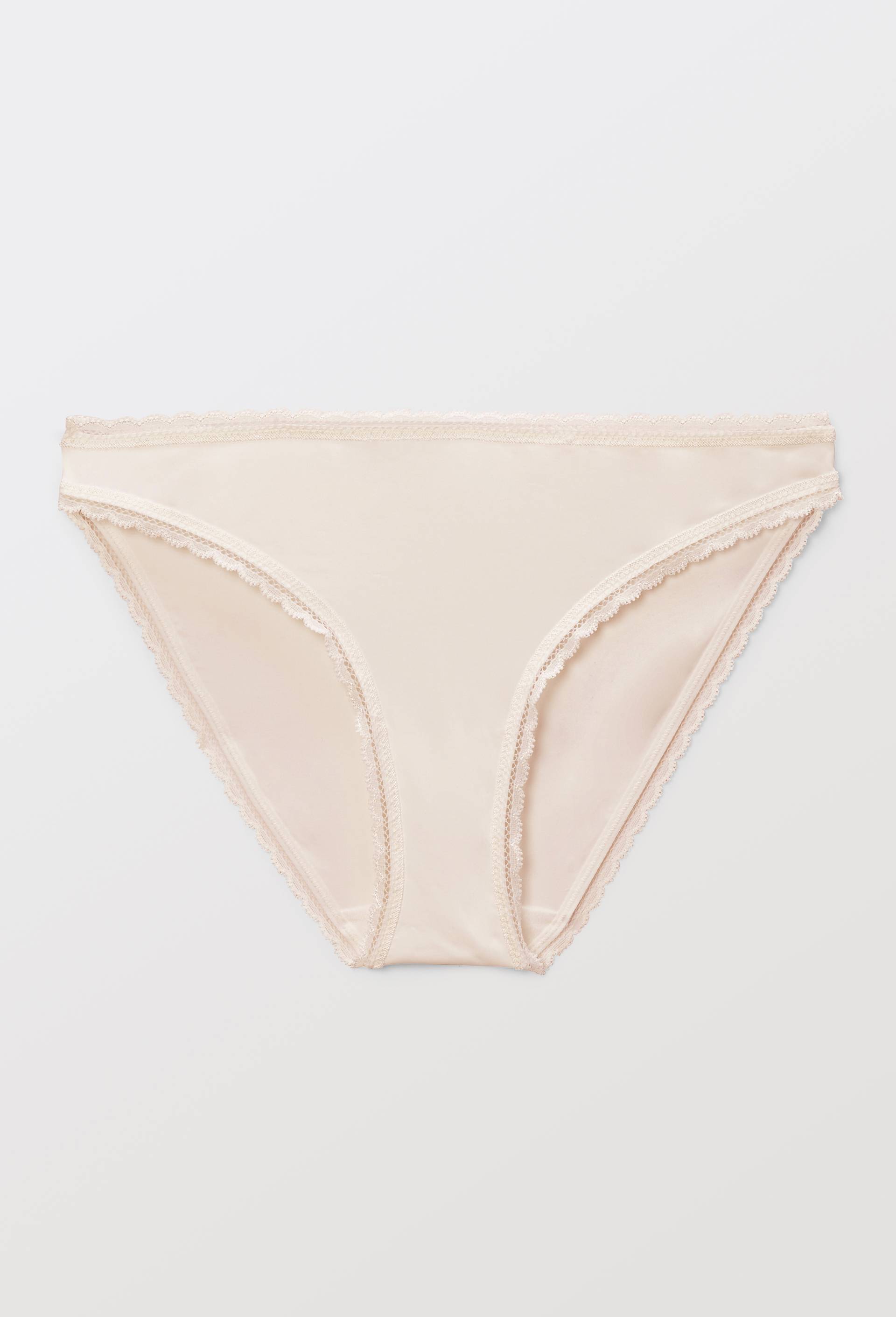 Culotte ALMA en microfibre et dentelle, Rose clair, large image number 2.0