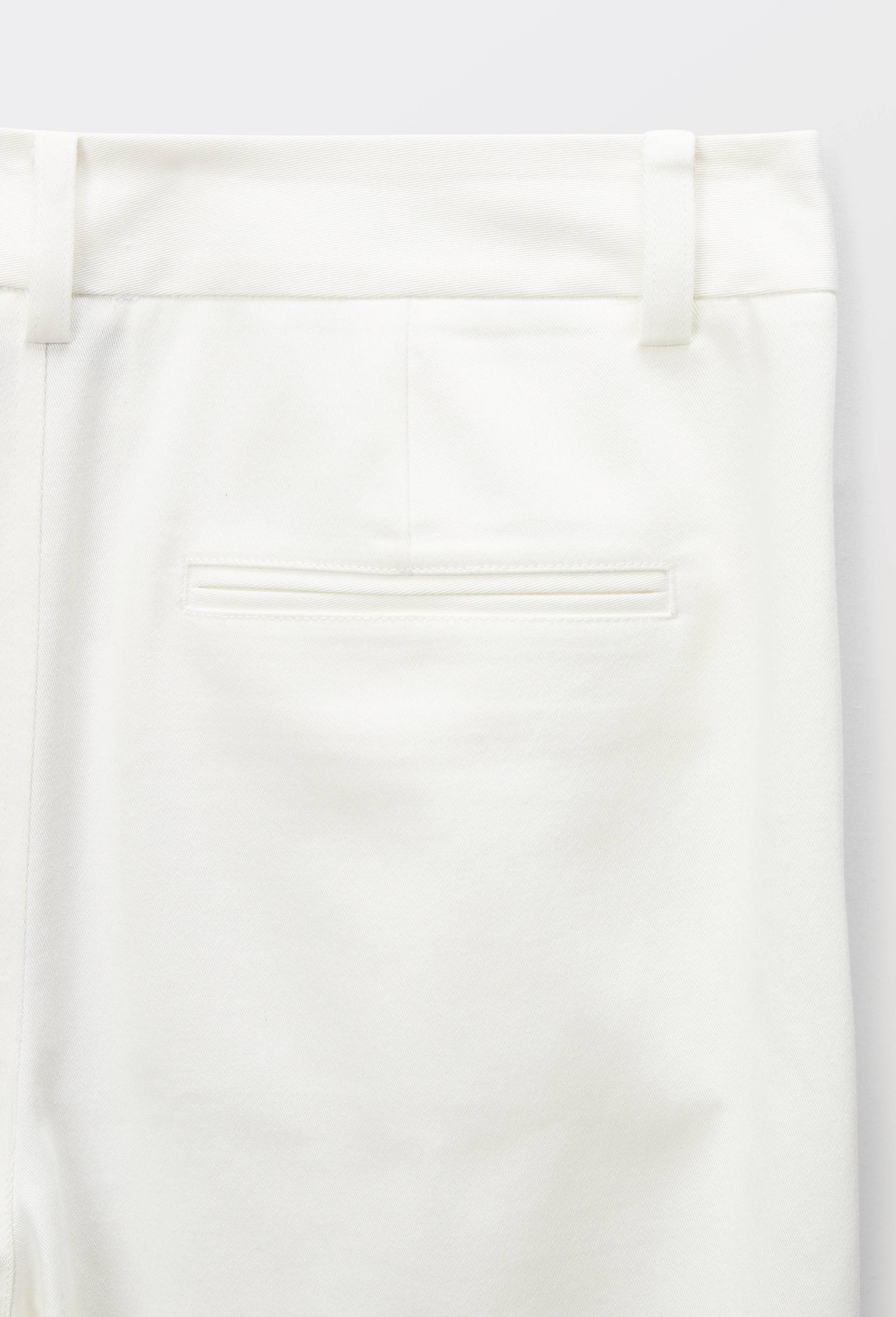 Pantalon de golf uni en coton, Ecru, large image number 4.0