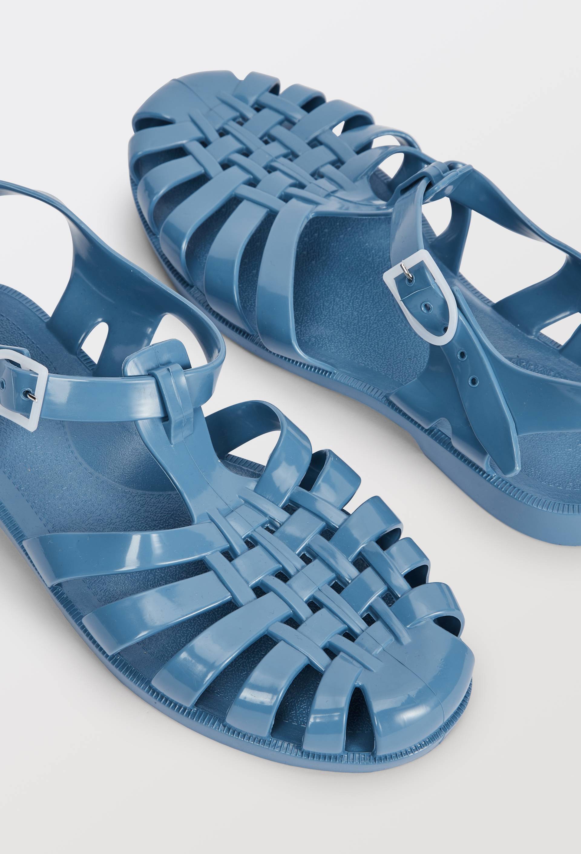 Sandales de plage en plastique, Bleu fonc&eacute;, large image number 2.0