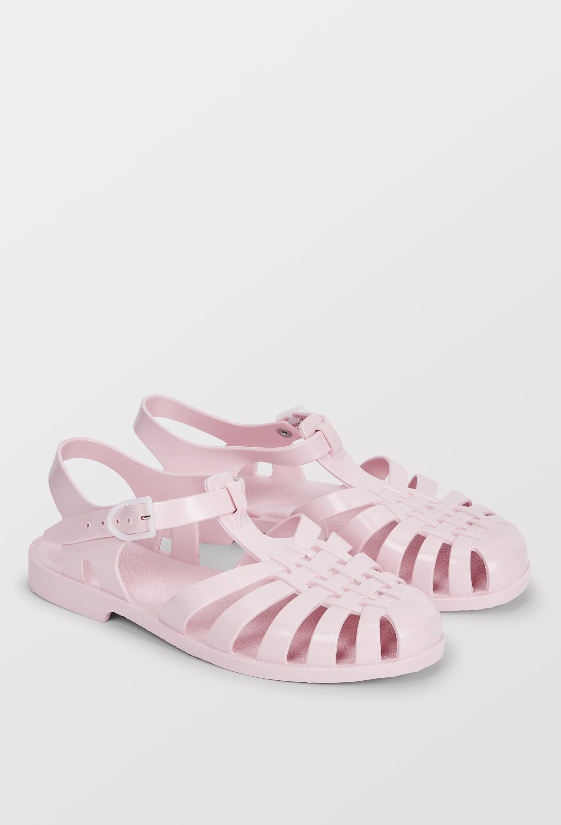 Sandales de plage en plastique, Rose clair, large image number 1.0