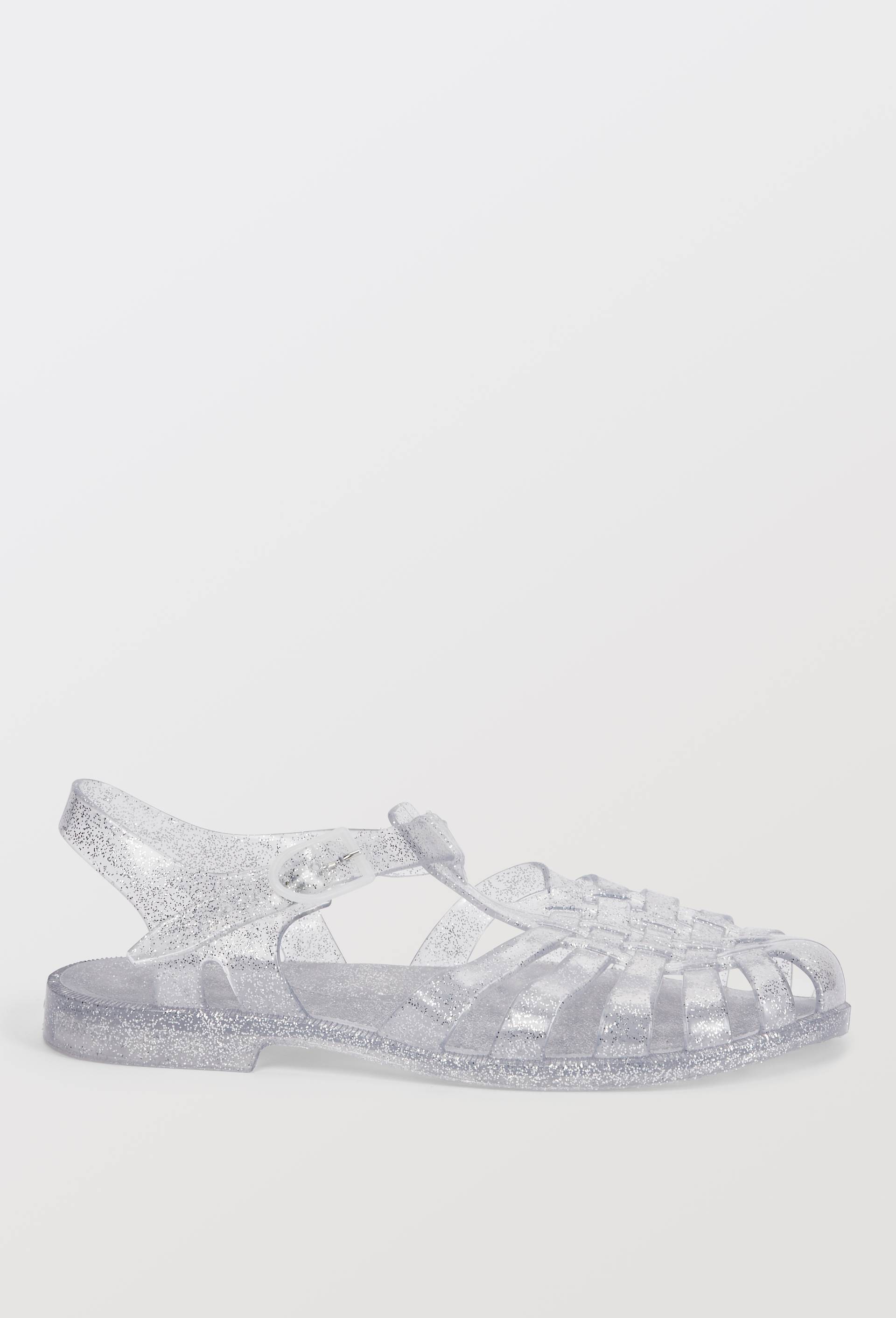 Sandales de plage en plastique, Transparent, large image number 1