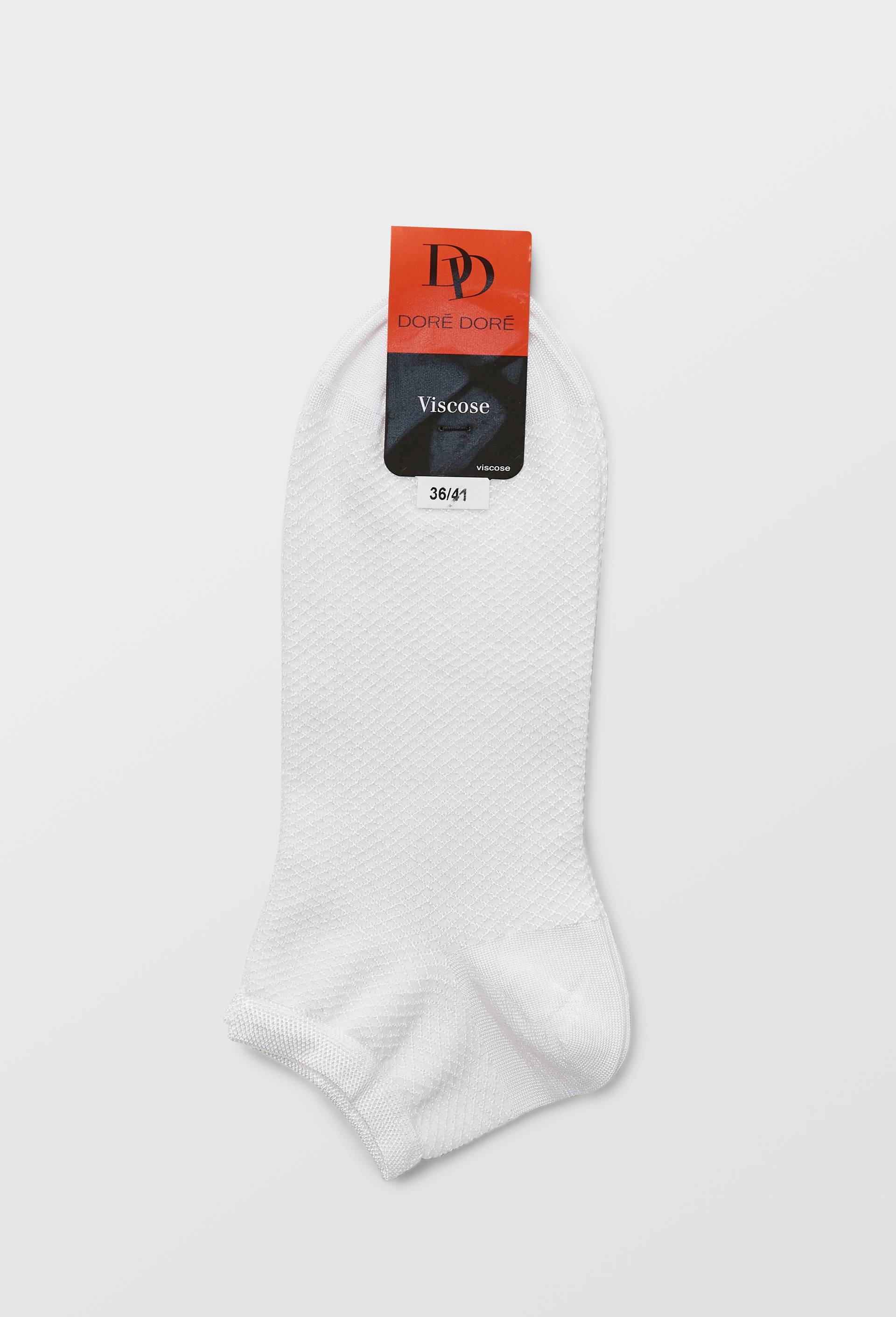 La paire de mini chaussette fantaisie en coton, DOR&Eacute; DOR&Eacute;, Blanc, large image number 2