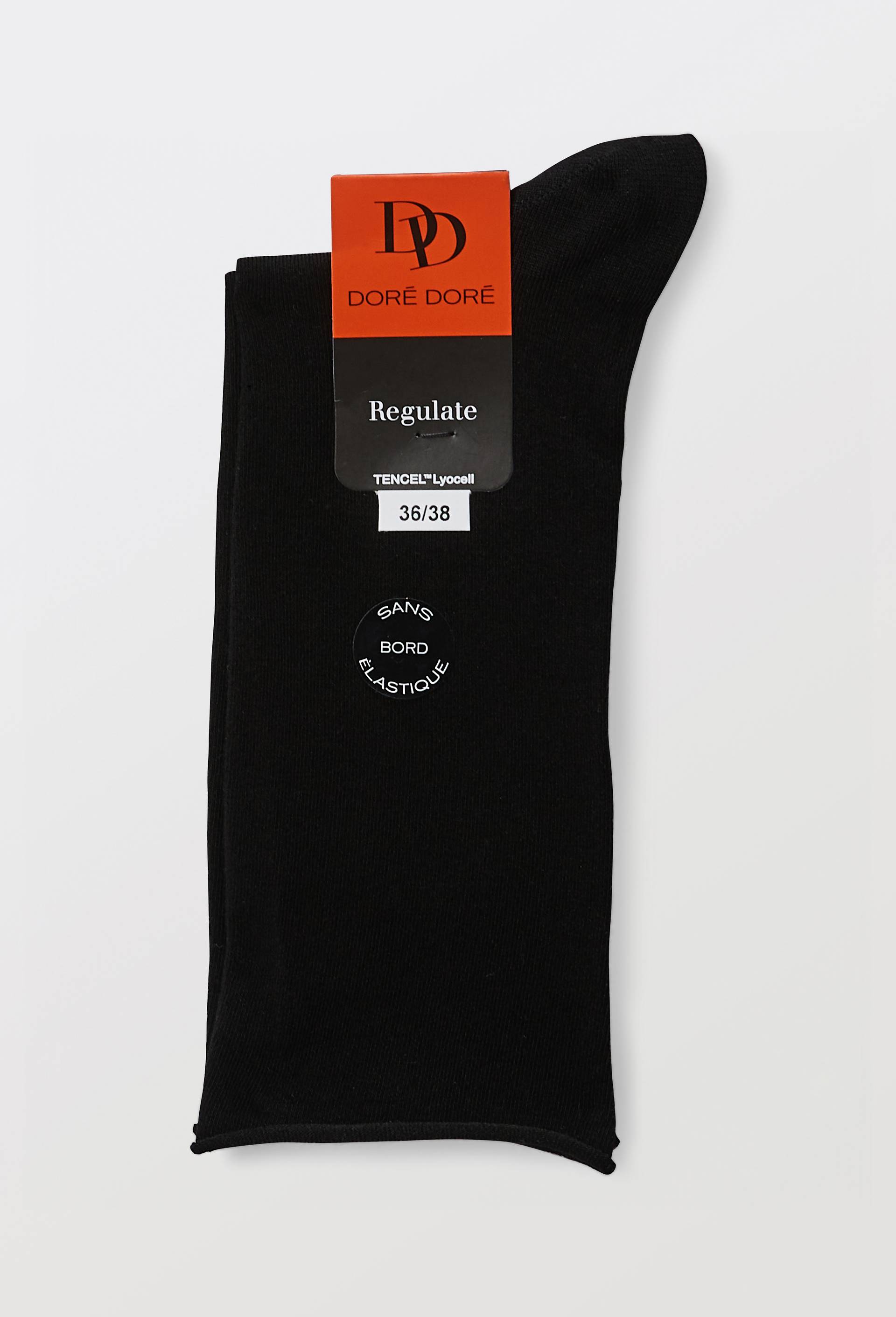 La paire de chaussettes en lyocell, DOR&Eacute; DOR&Eacute;, Noir, large image number 2