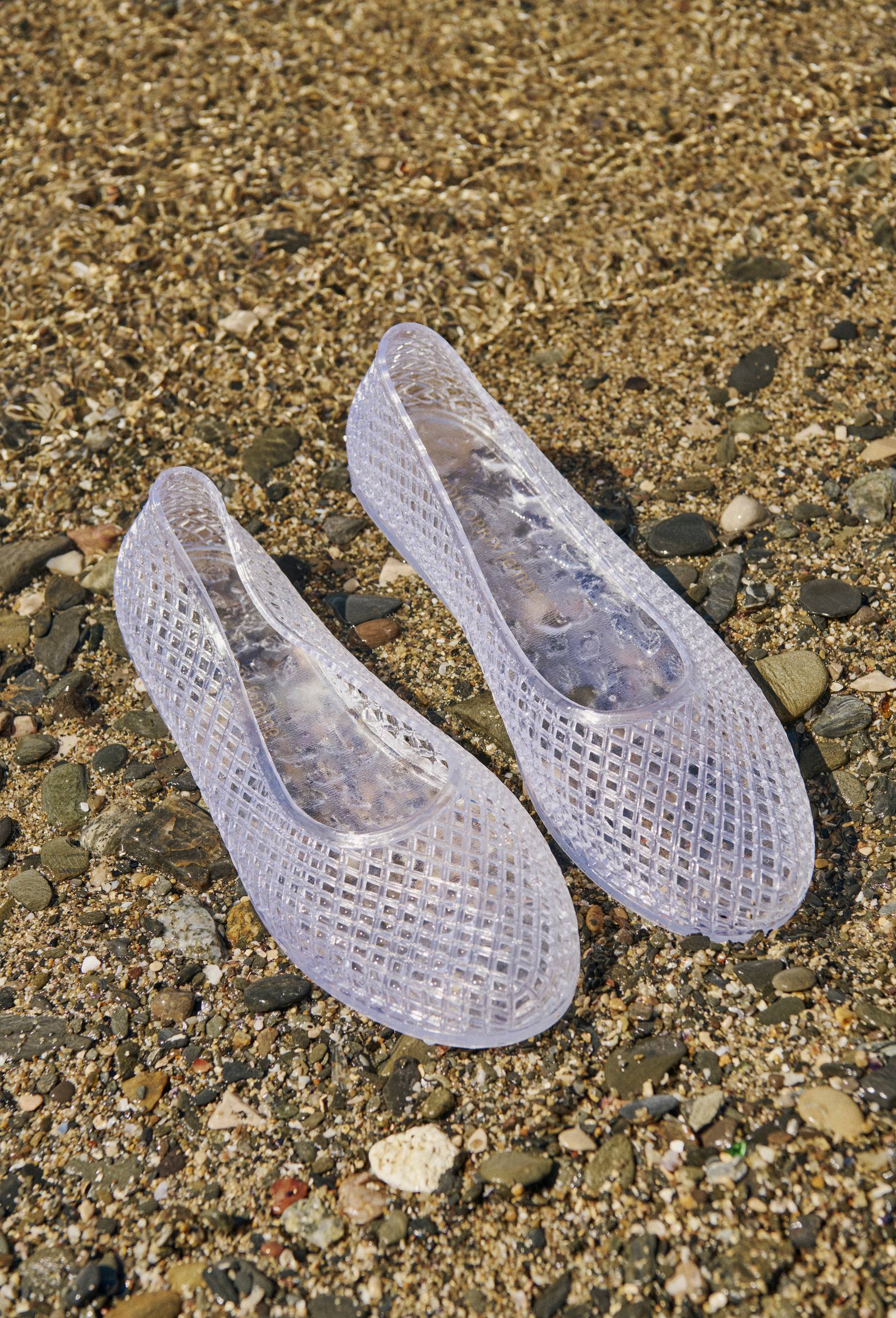 Ballerines de plage en caoutchouc, Transparent, large image number 0