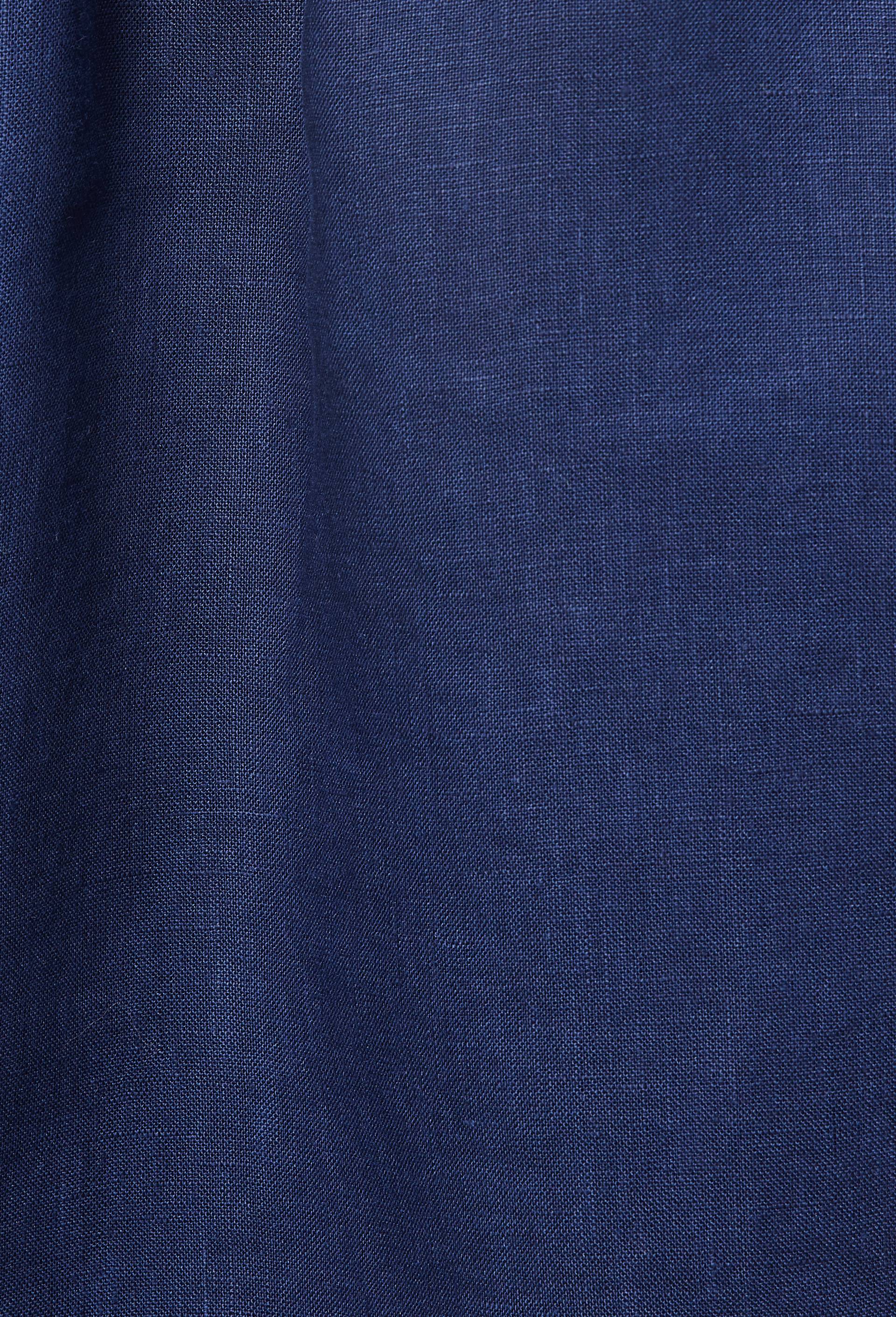 Short en lin, Bleu fonc&eacute;, large image number 5.0