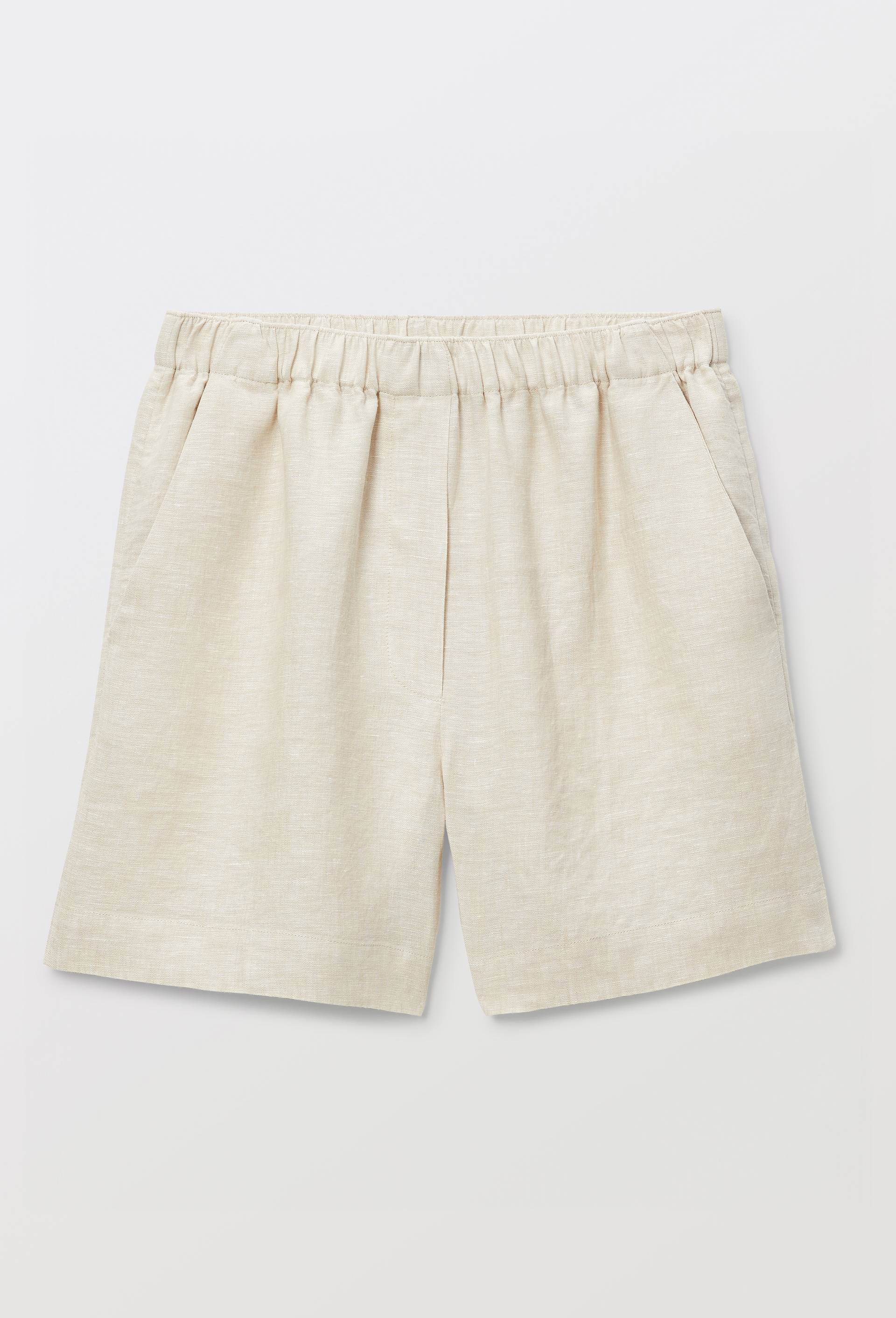 Short en lin, Beige, large image number 2.0