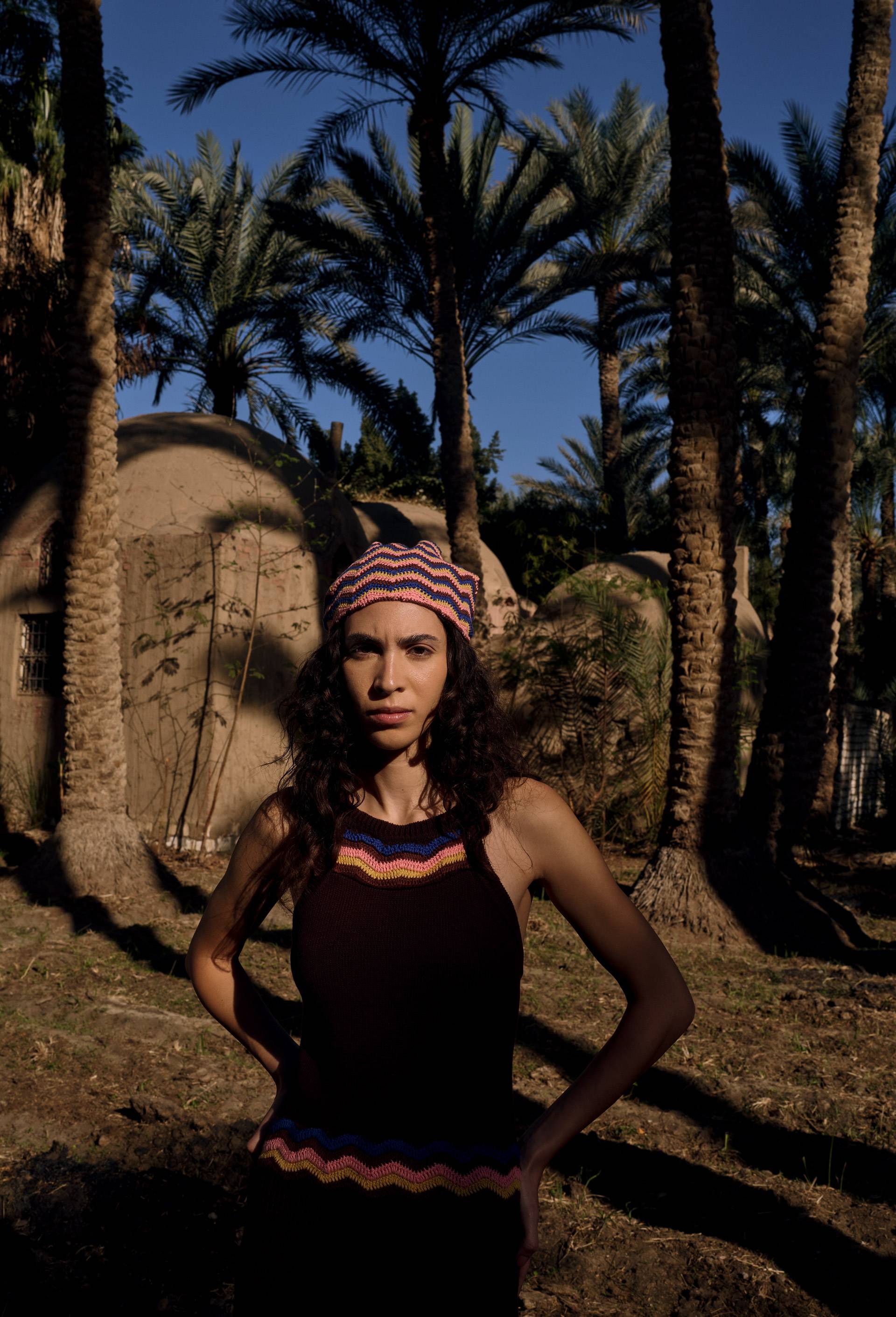 Top sans manche point crochet en coton - LOUIS BARTHELEMY x MONOPRIX, Brun, large image number 0.0