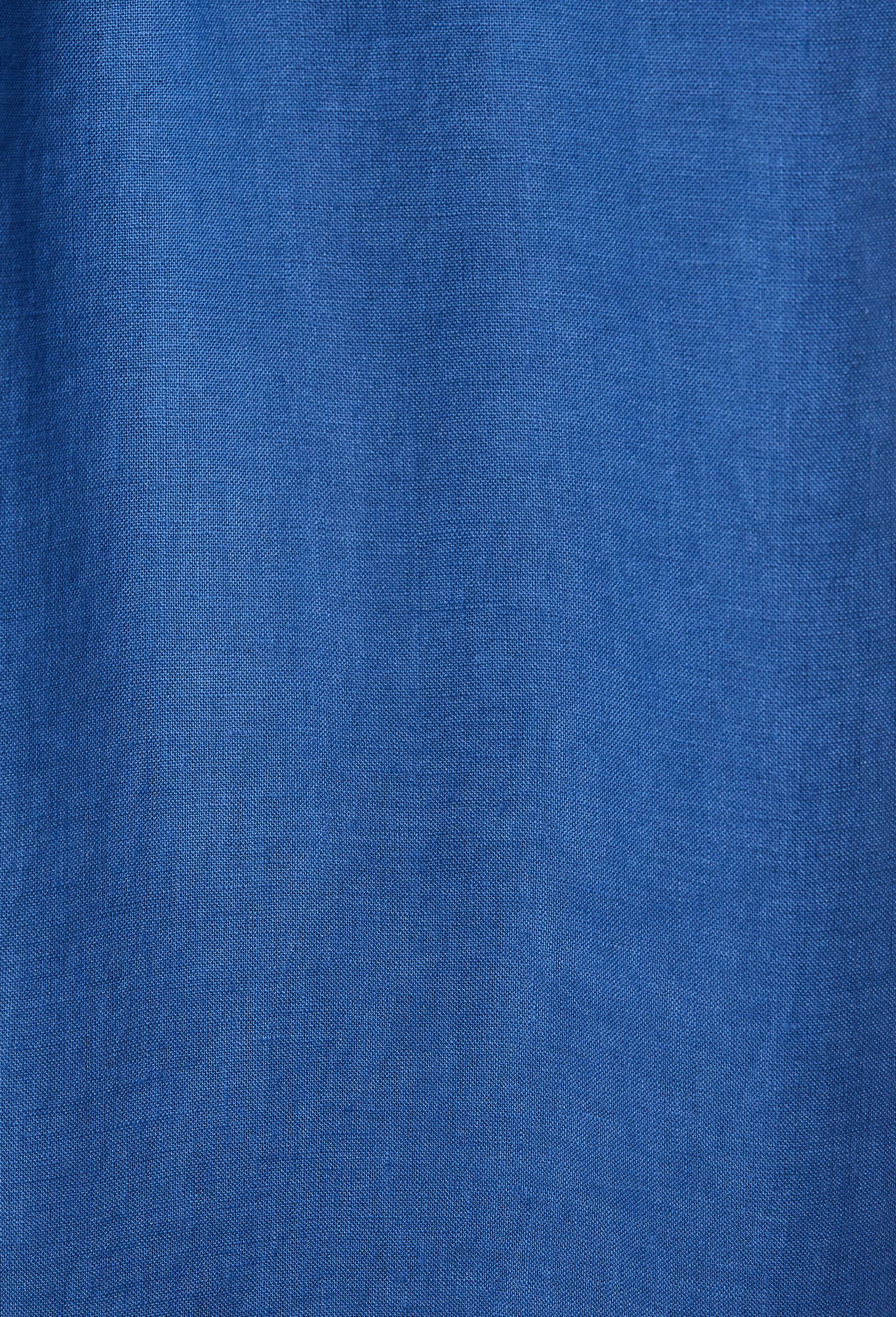 Pantalon en lin avec cordon &agrave; la taille, Bleu, large image number 5.0